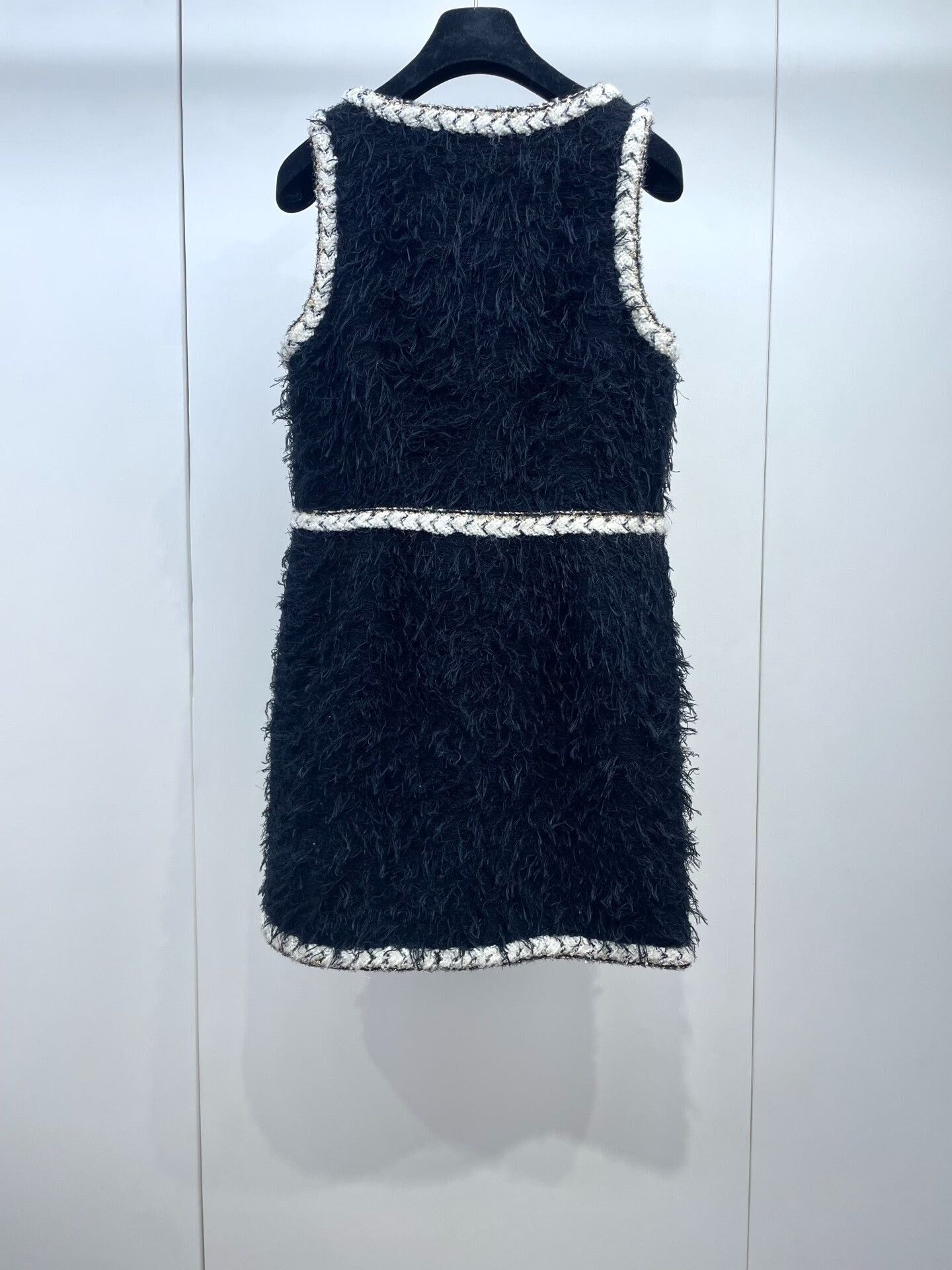 Chanel Chanel 25K Black Fringe Wool Vest Size S / US 4 / IT 40 - 2 Thumbnail