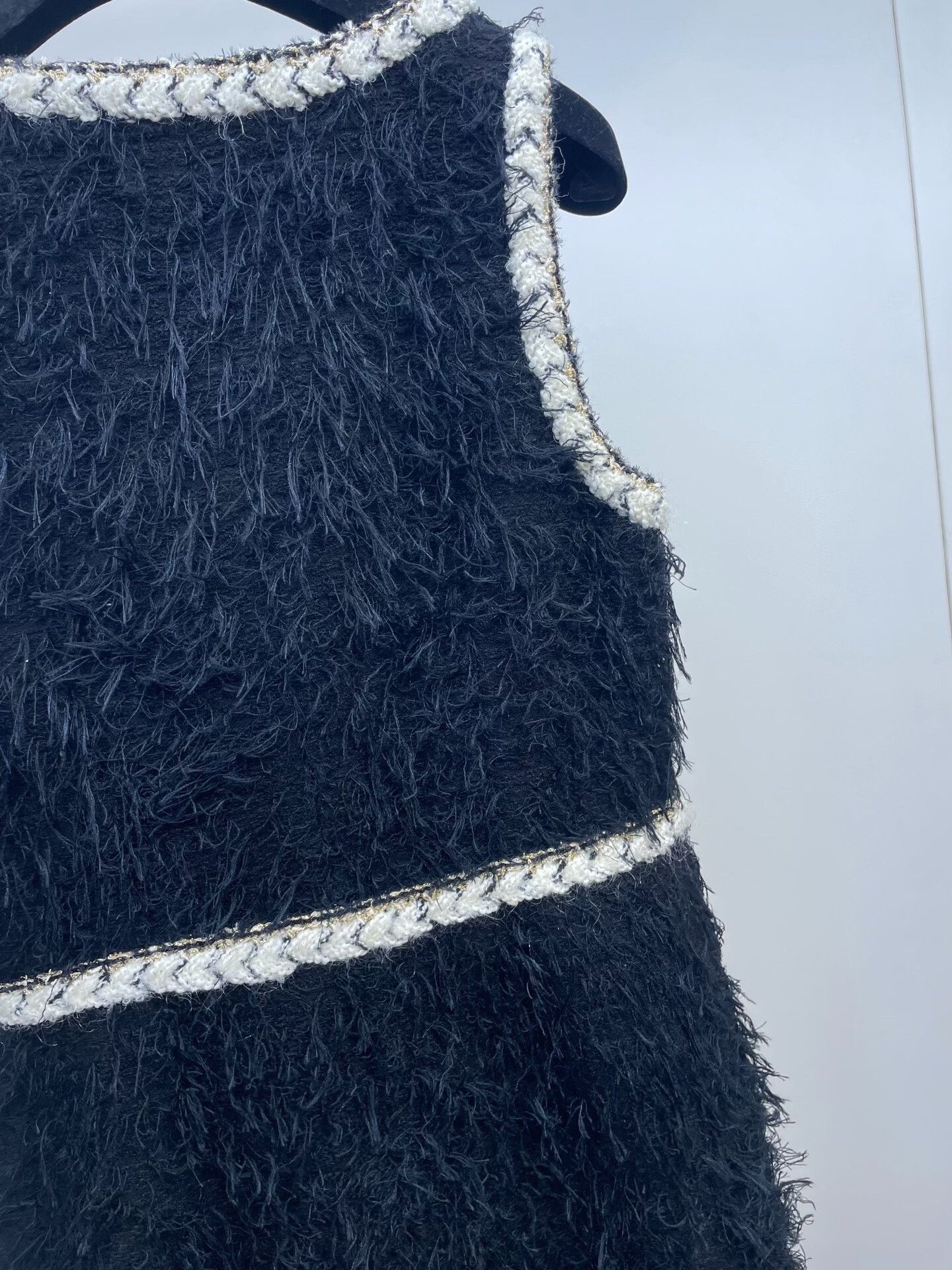 Chanel Chanel 25K Black Fringe Wool Vest Size S / US 4 / IT 40 - 3 Thumbnail