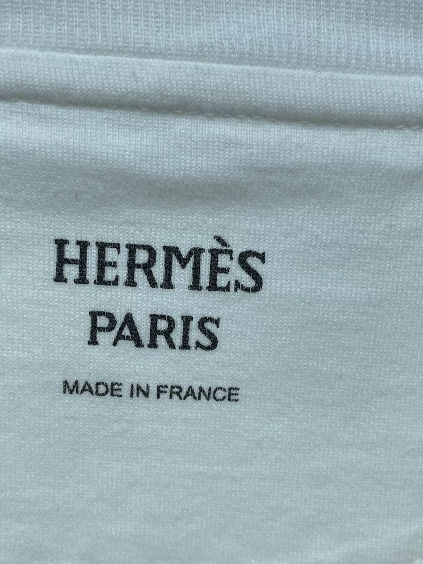 Hermes Hermes White Short-Sleeve T-Shirt Size XS / US 0-2 / IT 36-38 - 4 Thumbnail