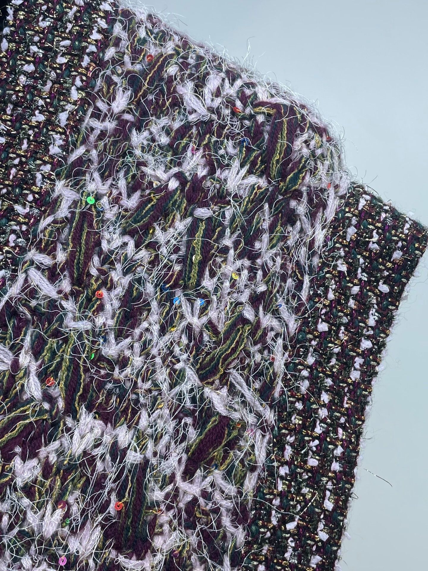 Chanel Chanel 25A Sequin Cashmere Knit Vest Size XXS / US 00 / IT 34 - 3 Thumbnail