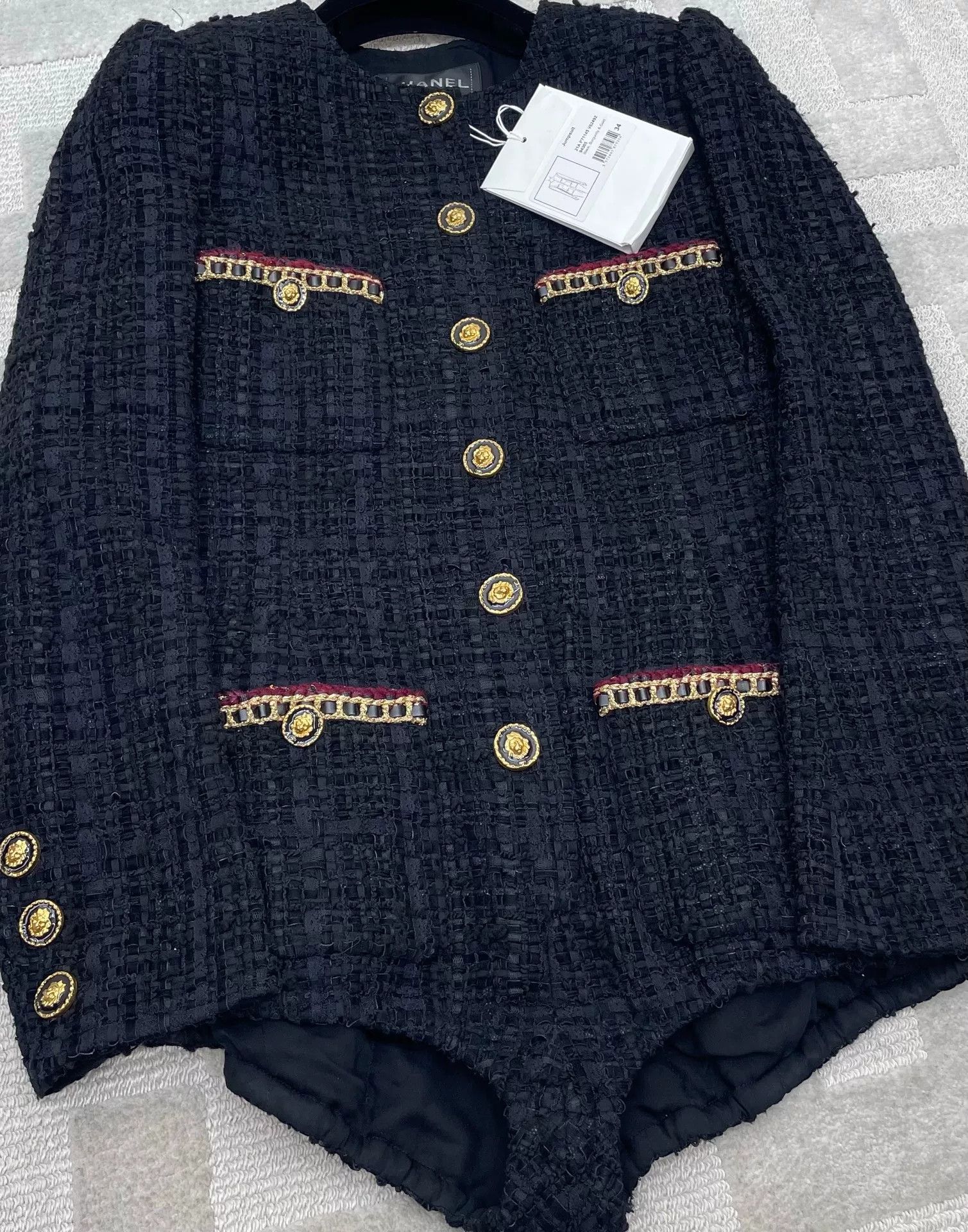 Chanel Chanel 21A Four-Pocket Jumpsuit Size 34" / US 12 / IT 48 - 4 Thumbnail