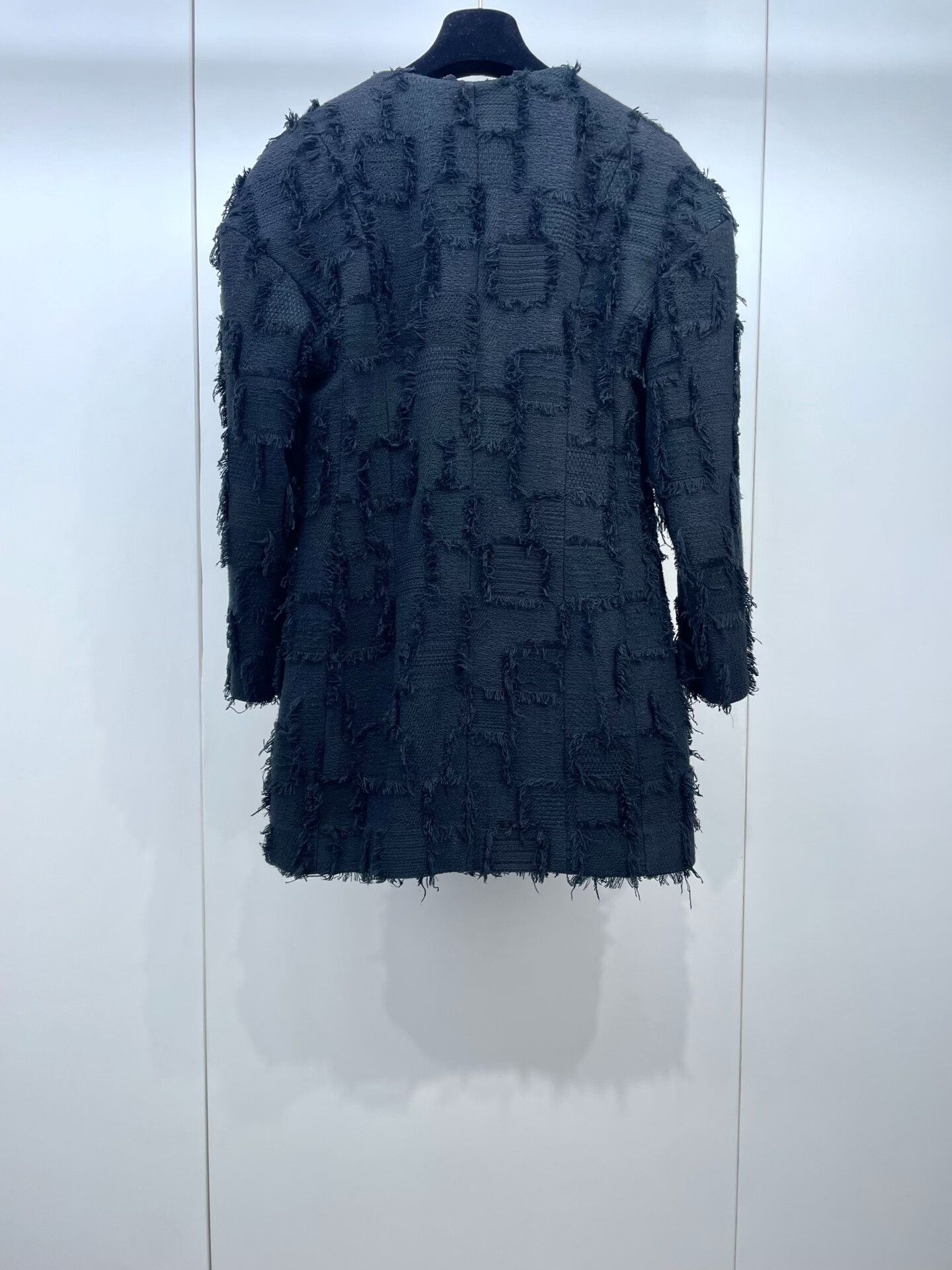 Chanel Chanel 21S Black Fringe Coat Size XS / US 0-2 / IT 36-38 - 2 Thumbnail