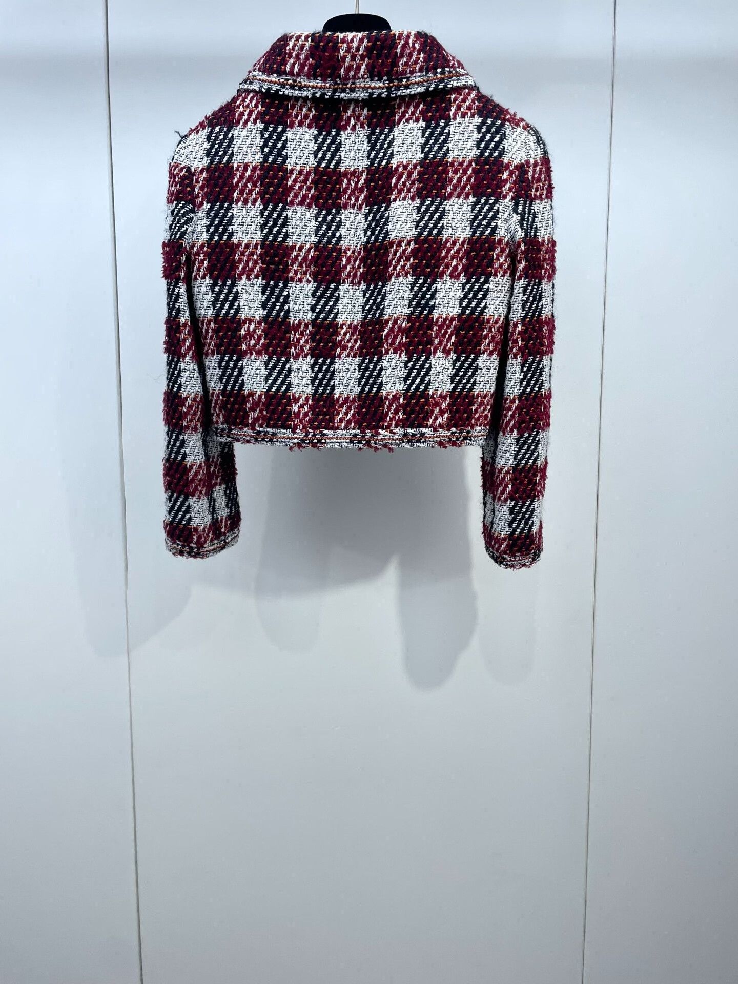 Karl Lagerfeld Chanel Fall/Winter Plaid Short Coat Size XS / US 0-2 / IT 36-38 - 2 Thumbnail