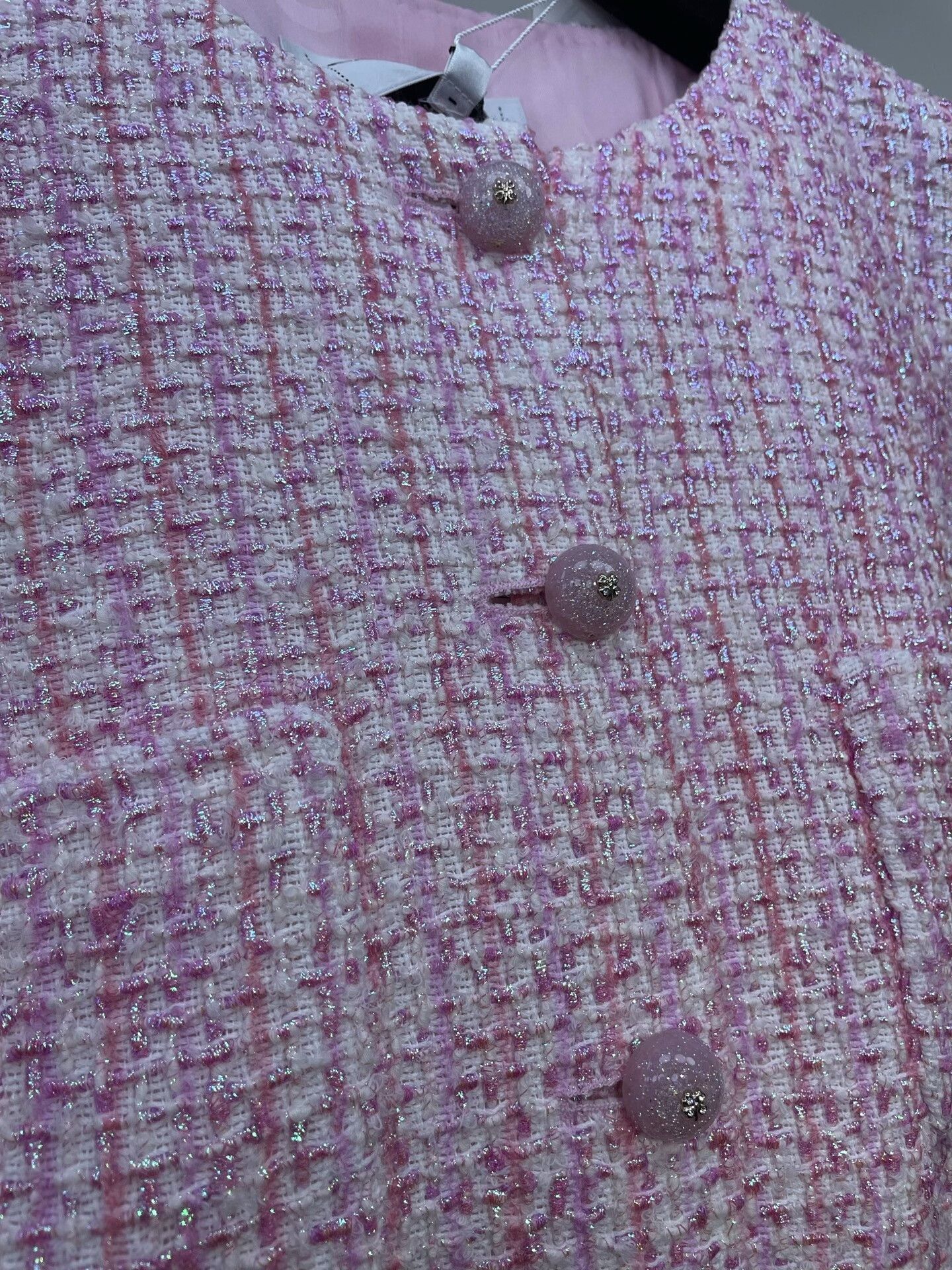 Chanel Chanel Pink Shimmer Vest Size S / US 4 / IT 40 - 3 Thumbnail