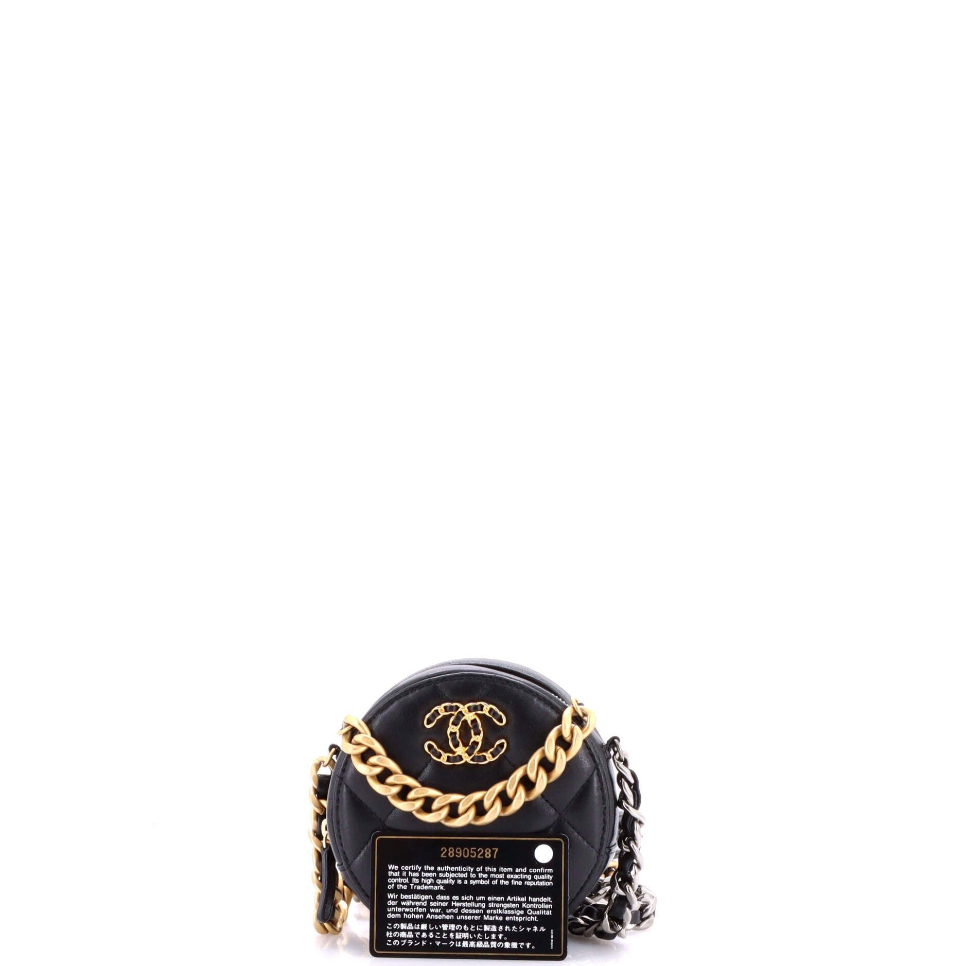 Chanel 19 Round Clutch with Chain Size ONE SIZE - 2 Thumbnail