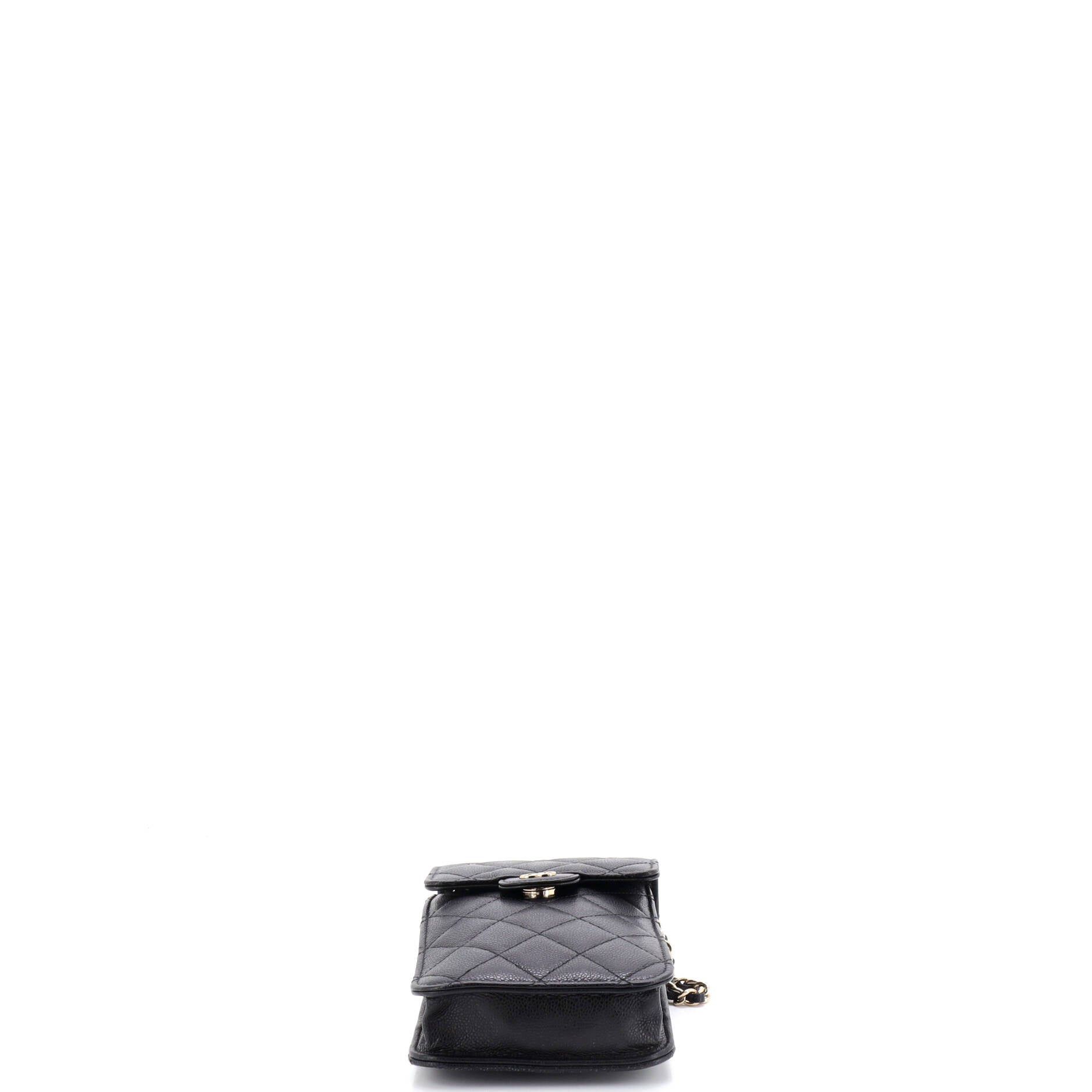 Chanel Button on Top Flap Wallet on Chain Size ONE SIZE - 4 Thumbnail