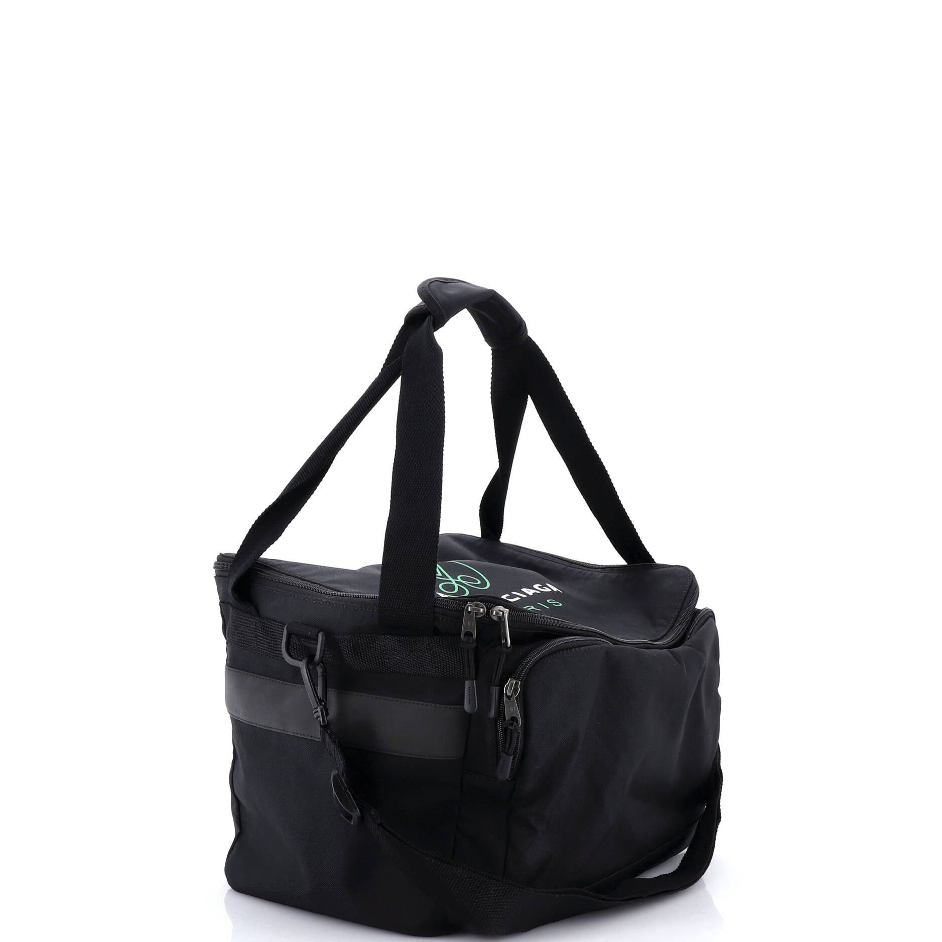 Balenciaga Logo Print Convertible Square Duffle Bag Size ONE SIZE - 2 Thumbnail