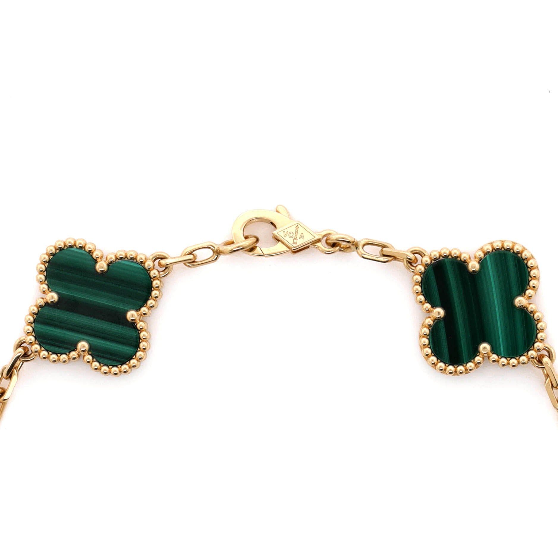 Van Cleef & Arpels Vintage Alhambra 5 Motifs Bracelet Size ONE SIZE - 3 Thumbnail