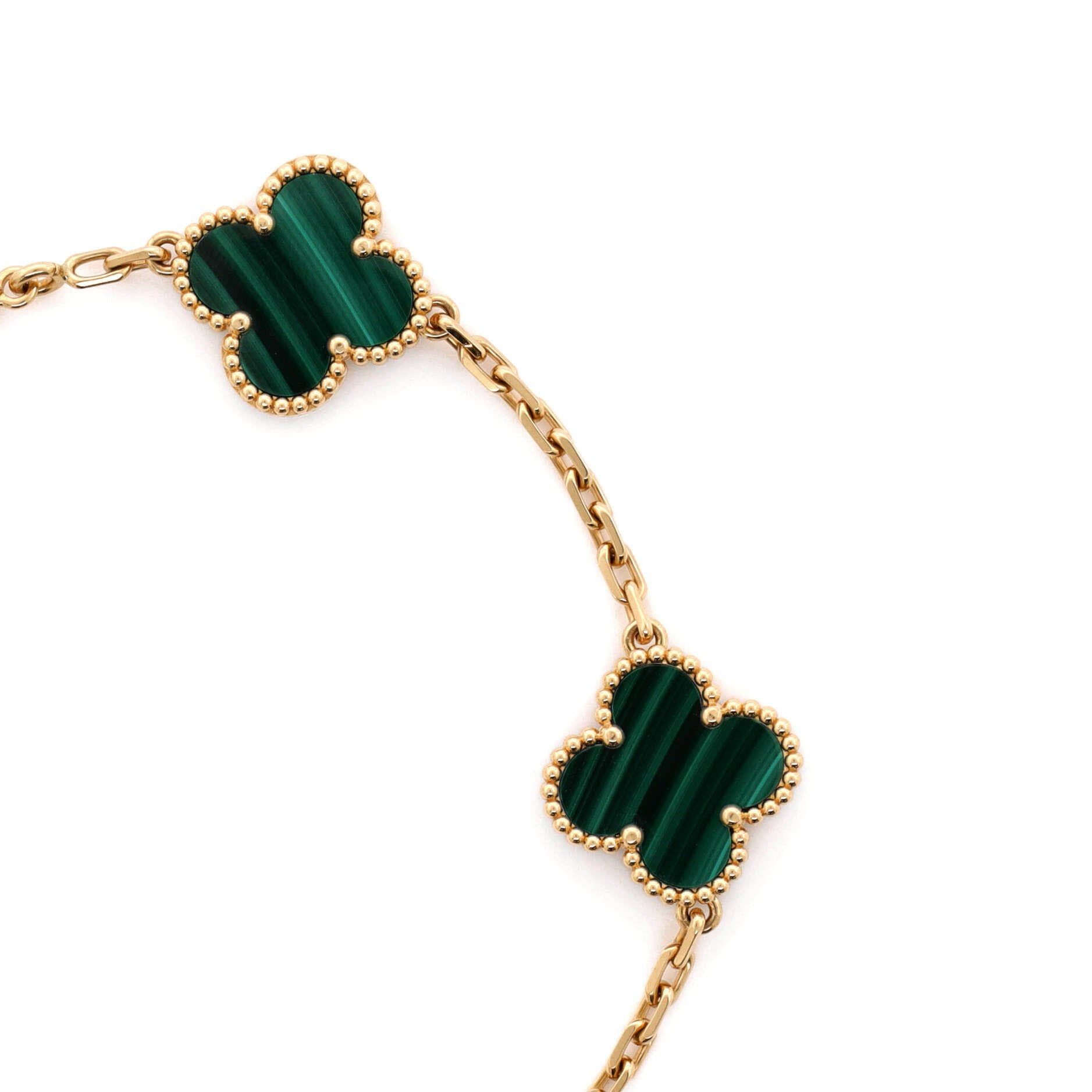 Van Cleef & Arpels Vintage Alhambra 5 Motifs Bracelet Size ONE SIZE - 4 Thumbnail