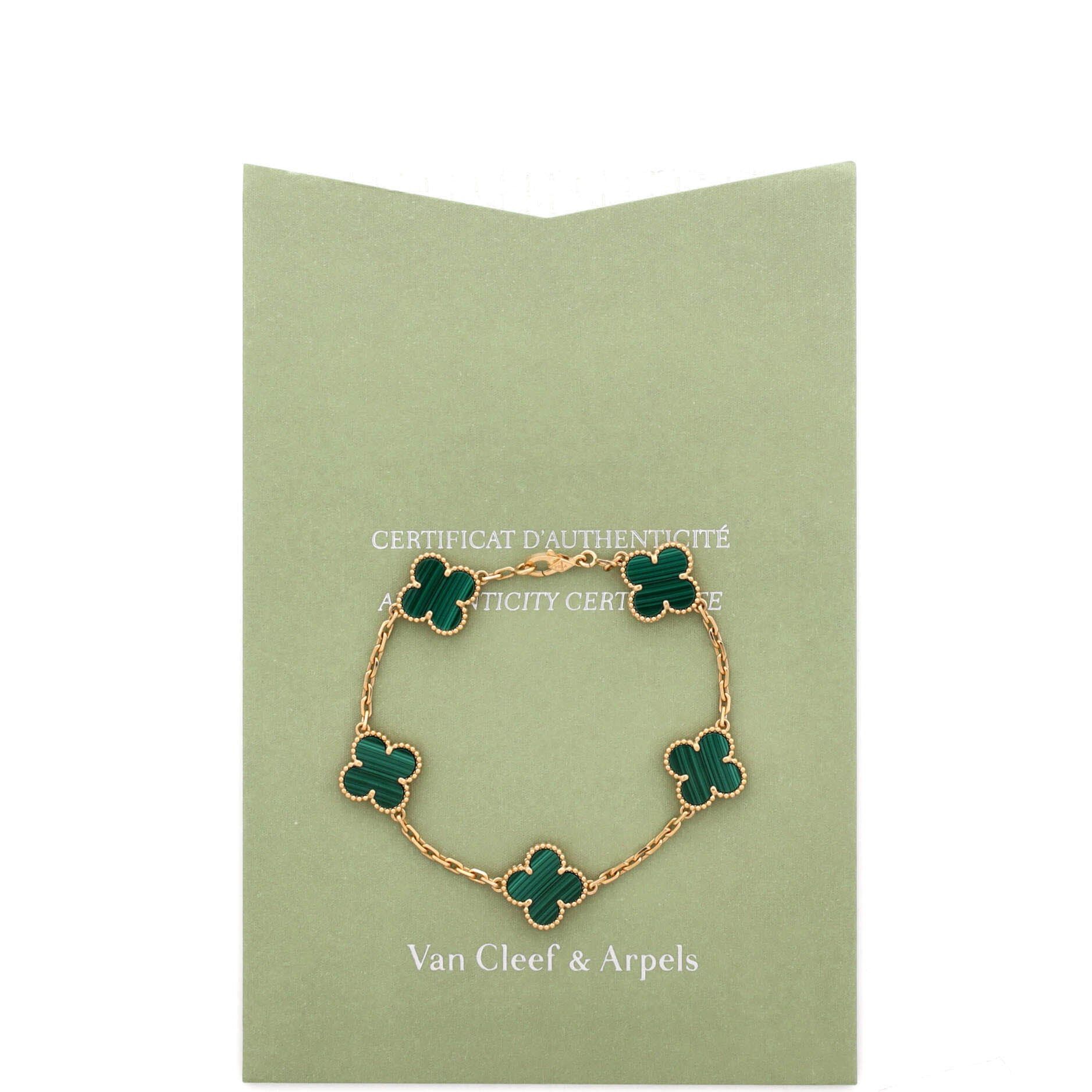 Van Cleef & Arpels Vintage Alhambra 5 Motifs Bracelet Size ONE SIZE - 2 Thumbnail