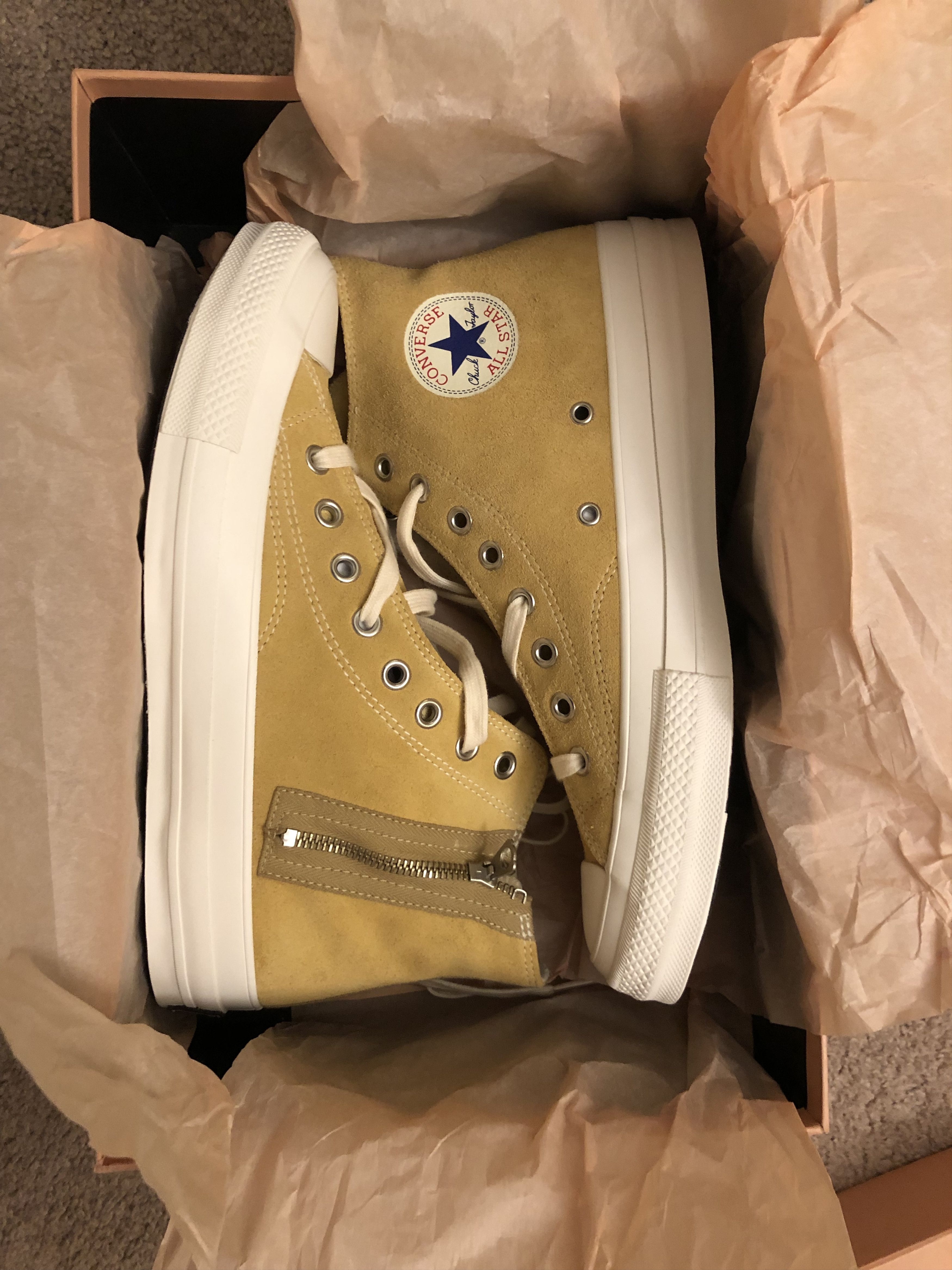 Converse CONVERSE ADDICT CHUCK TAYLOR SUEDE NIGO Z HI BEIGE BAPE