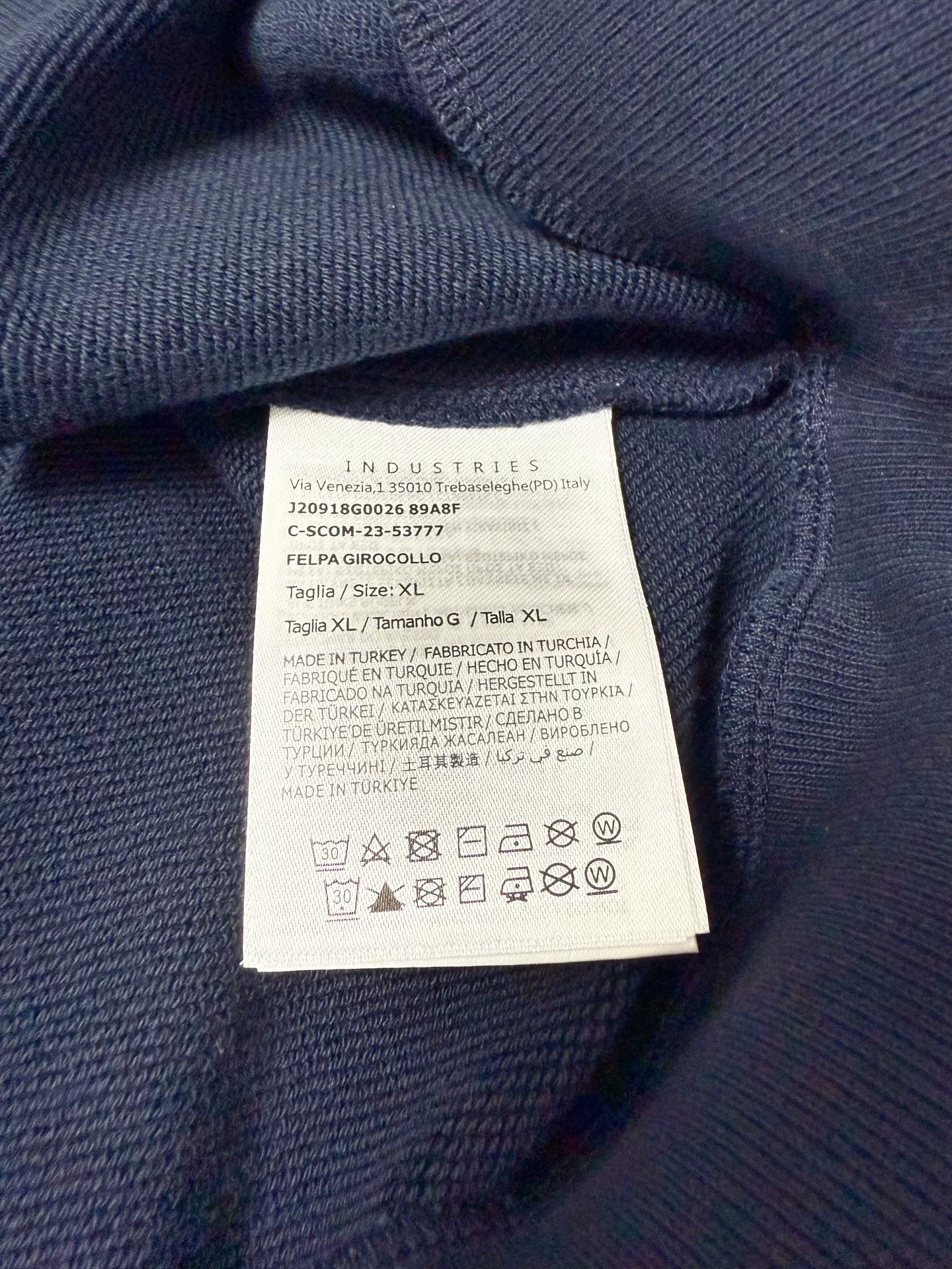 Moncler Moncler Navy Blue Sweatshirt Size US XL / EU 56 / 4 - 6 Thumbnail