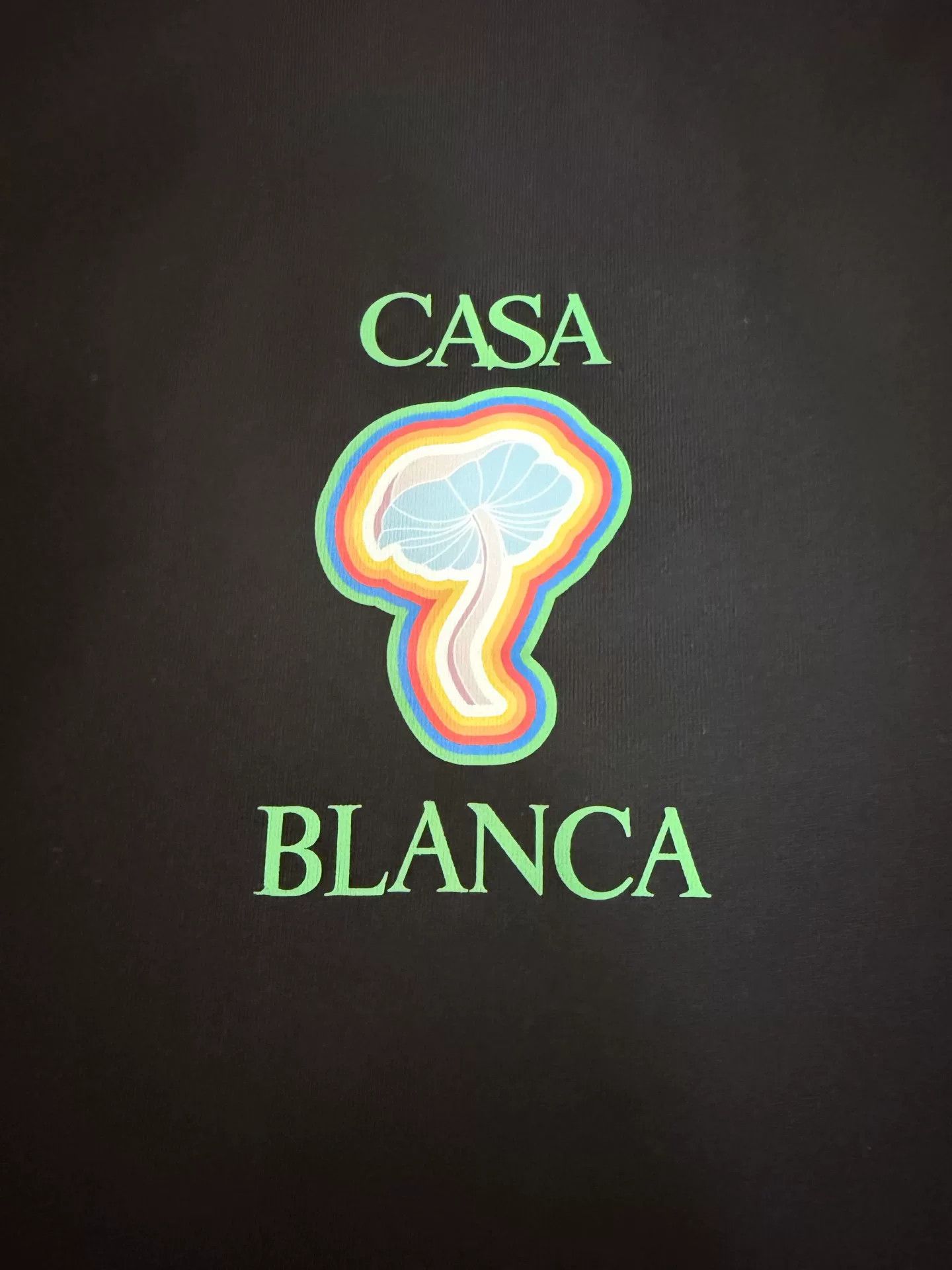 Casablanca CASABLANCA Men's Black Logo T-Shirt Size US M / EU 48-50 / 2 - 3 Thumbnail