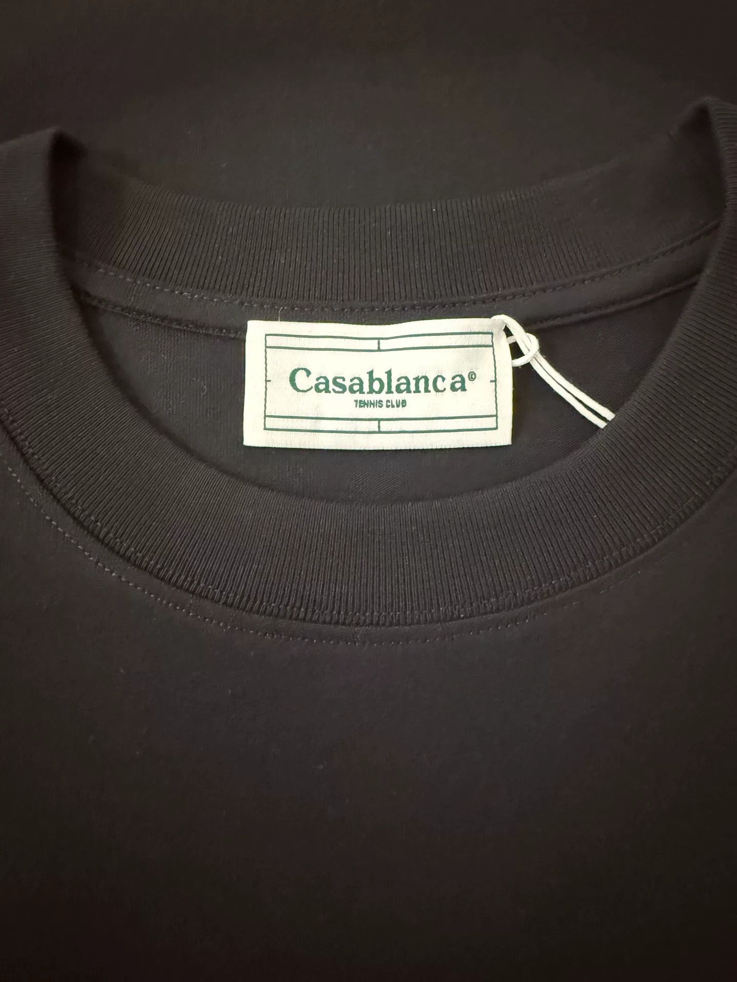 Casablanca CASABLANCA Men's Black Logo T-Shirt Size US M / EU 48-50 / 2 - 5 Thumbnail