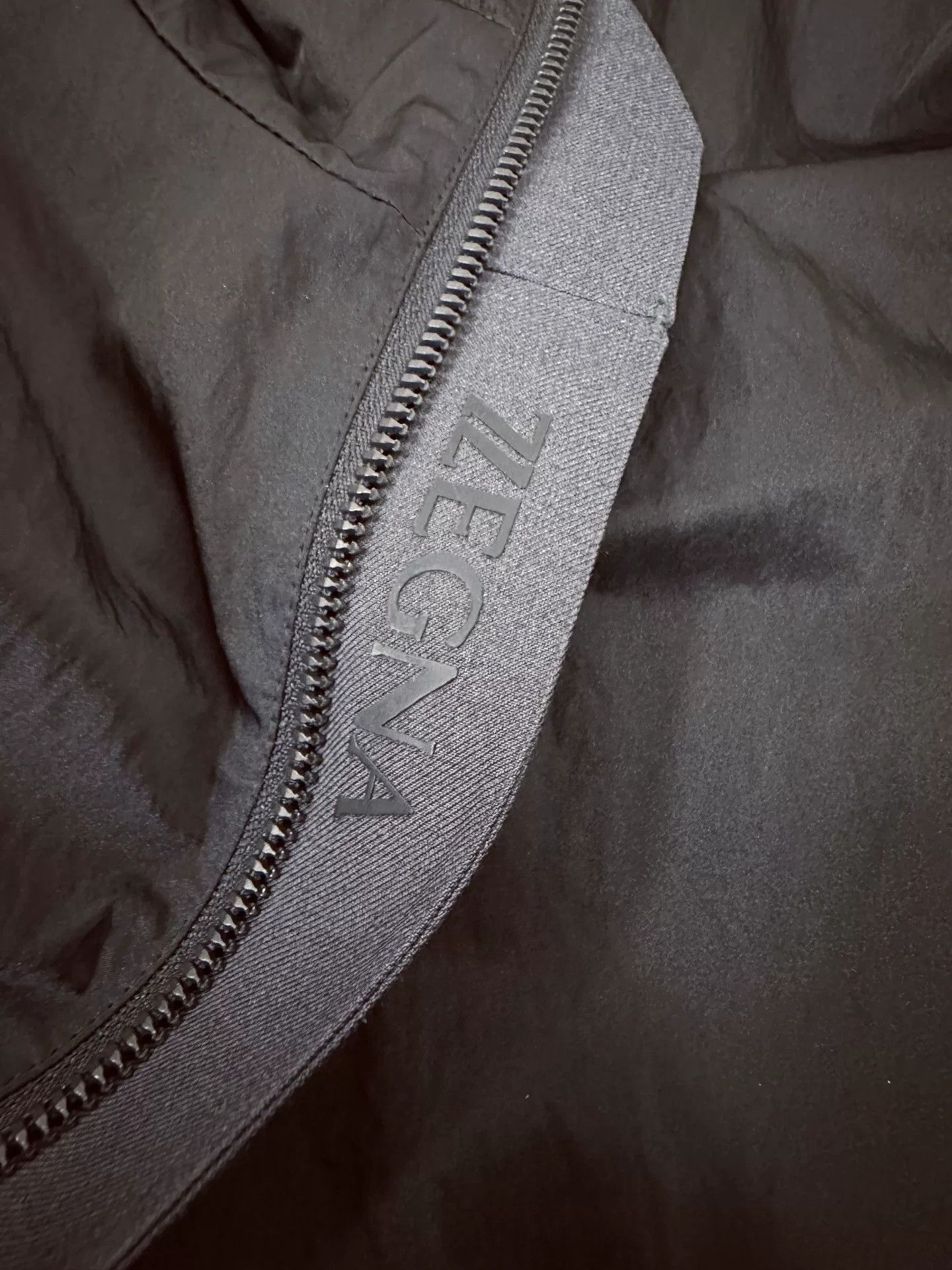 Ermenegildo Zegna Zegna Black Casual Hooded Jacket Size US L / EU 52-54 / 3 - 4 Thumbnail