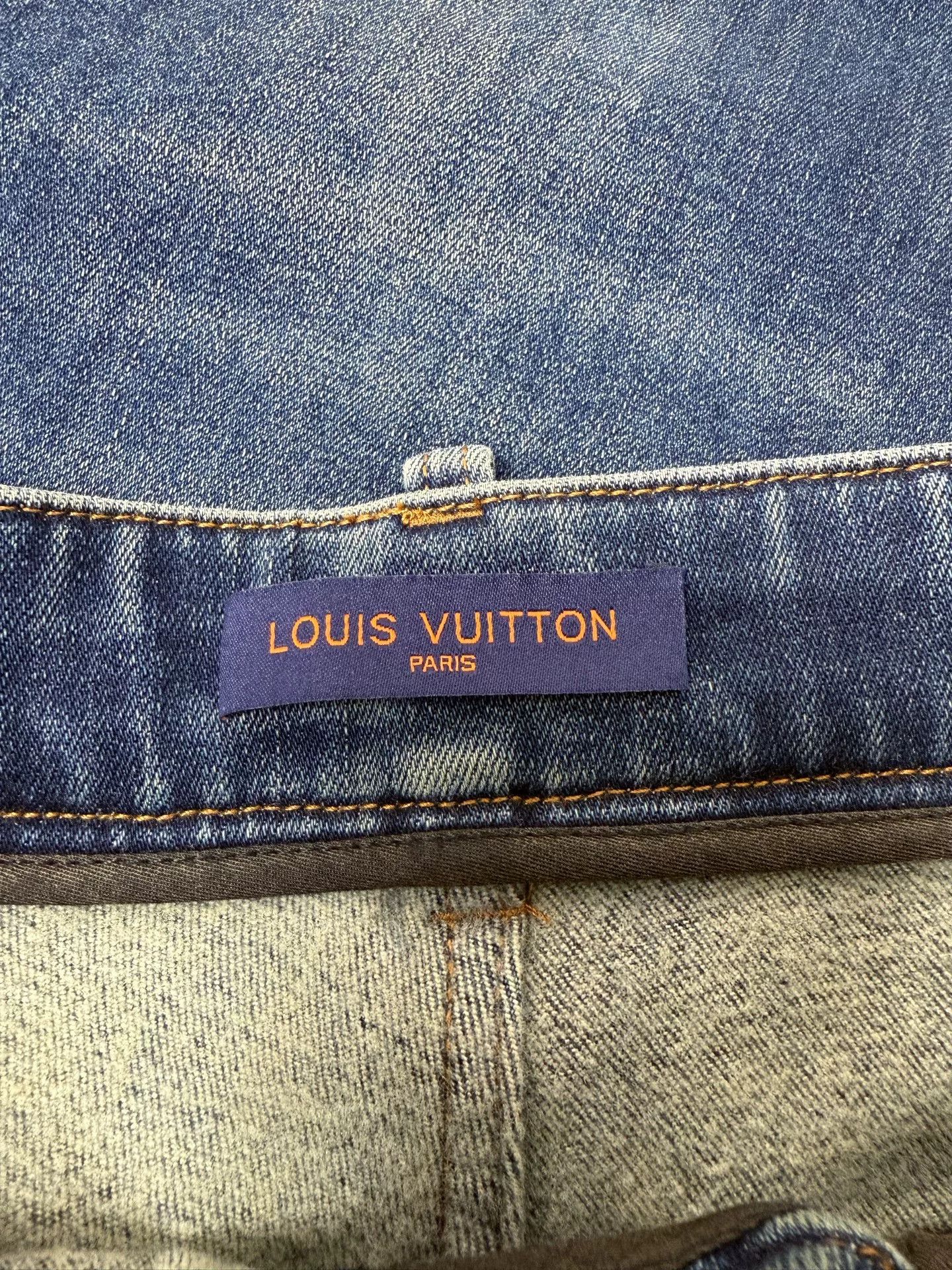 Louis Vuitton Louis Vuitton Blue Retro Jeans Size 42" / US 20 - 7 Thumbnail