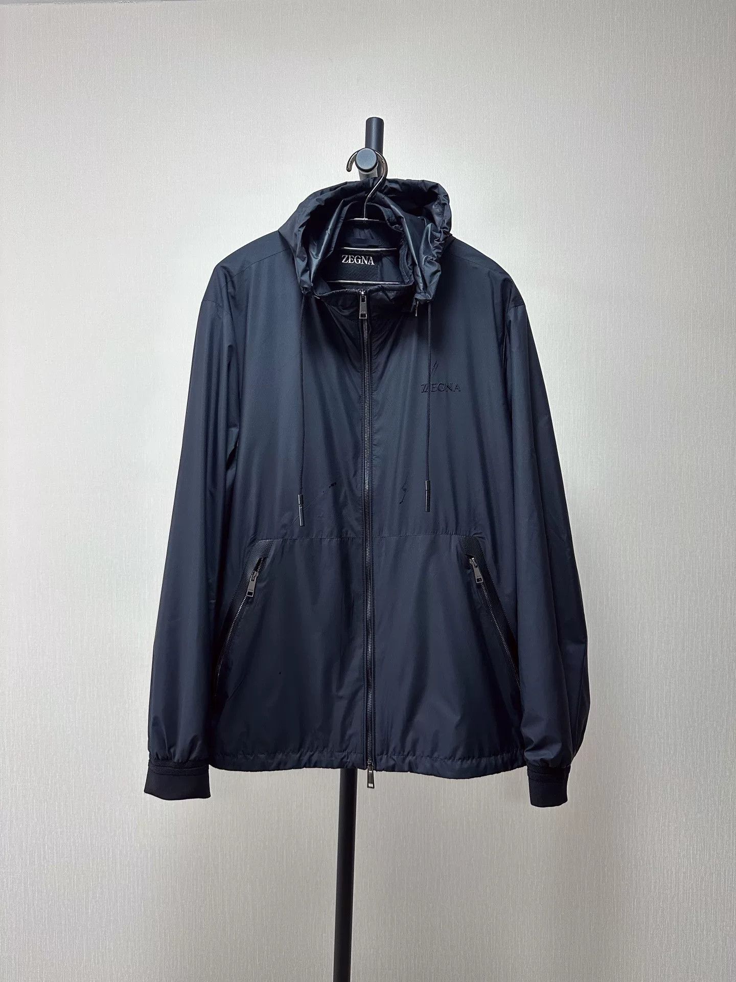 Ermenegildo Zegna Zegna Black Casual Jacket Size US XL / EU 56 / 4 - 3 Thumbnail
