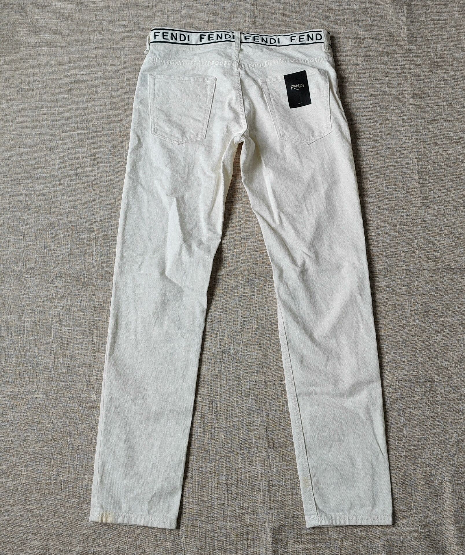 Fendi Fendi Men's White Casual Jeans Size US 34 / EU 50 - 5 Thumbnail