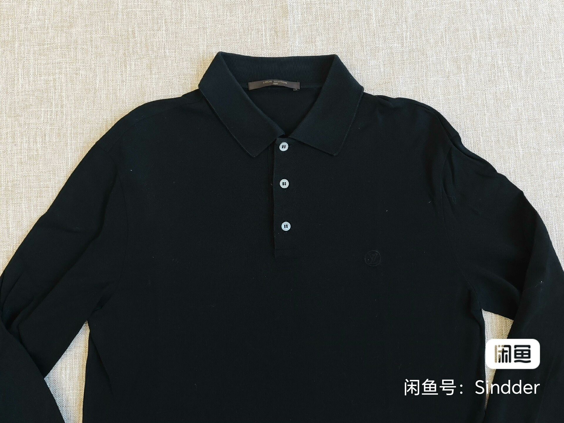 Louis Vuitton Louis Vuitton Men's Long-Sleeve Polo Shirt Size US S / EU 44-46 / 1 - 2 Thumbnail