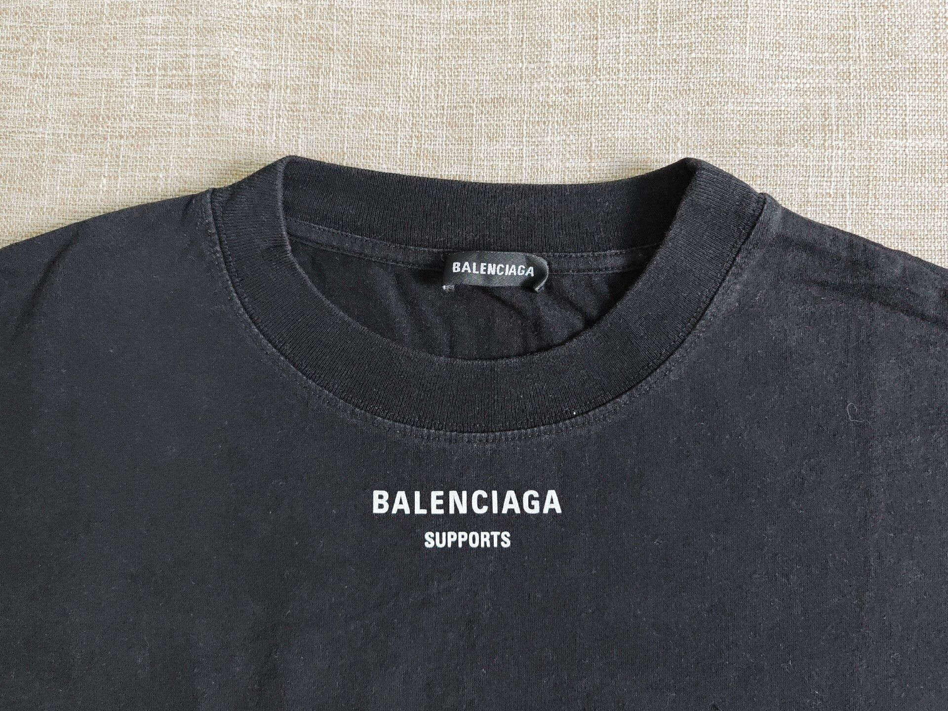 Balenciaga Balenciaga Wheat Ear Short-Sleeve T-Shirt Size US S / EU 44-46 / 1 - 3 Thumbnail