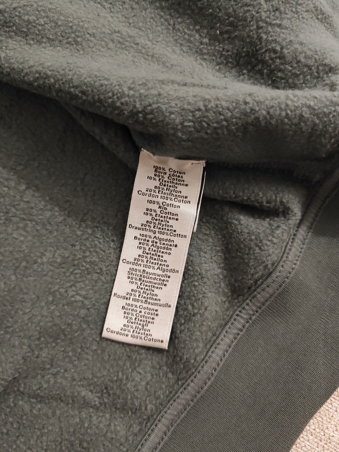 Hermes Hermes Men's Fleece Hoodie Jacket Size US L / EU 52-54 / 3 - 4 Thumbnail