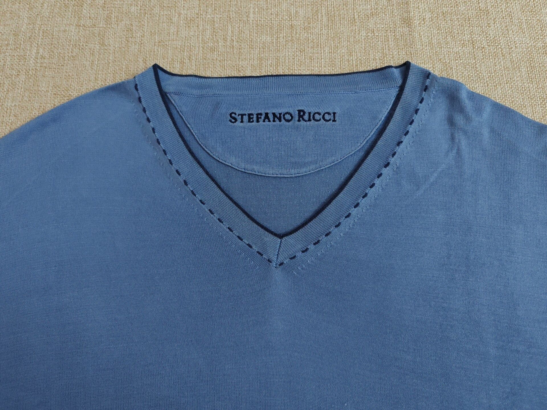 Stefano Ricci Stefano Ricci Men's Knit Short-Sleeve Tee Size US M / EU 48-50 / 2 - 3 Thumbnail
