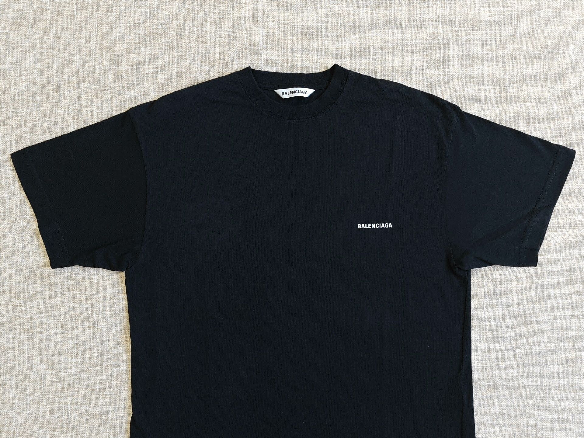 Balenciaga Balenciaga Short-Sleeve Logo T-Shirt Size US M / EU 48-50 / 2 - 2 Thumbnail