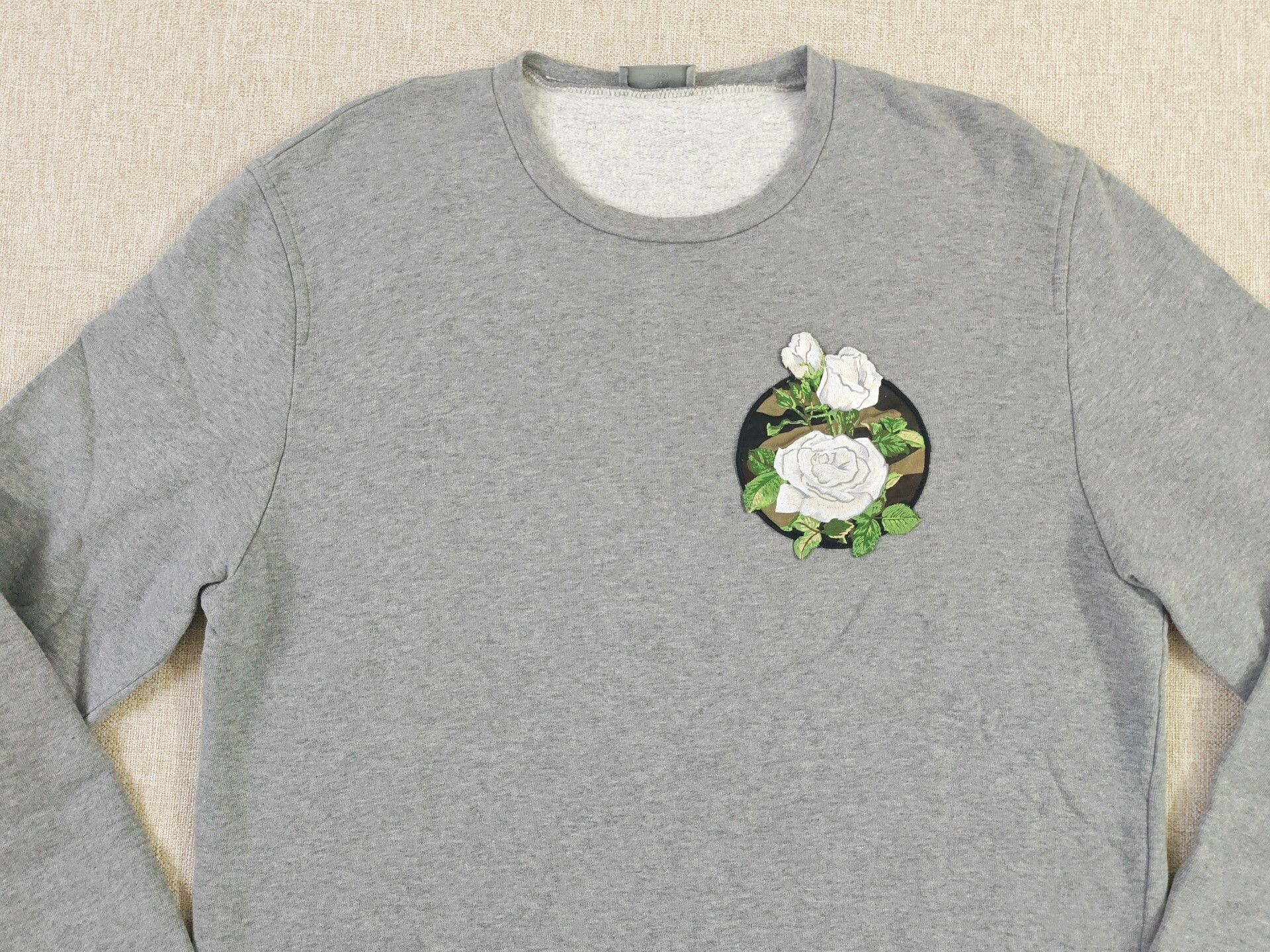 Dior Dior Men's Floral Embroidered Sweatshirt Size US L / EU 52-54 / 3 - 2 Thumbnail