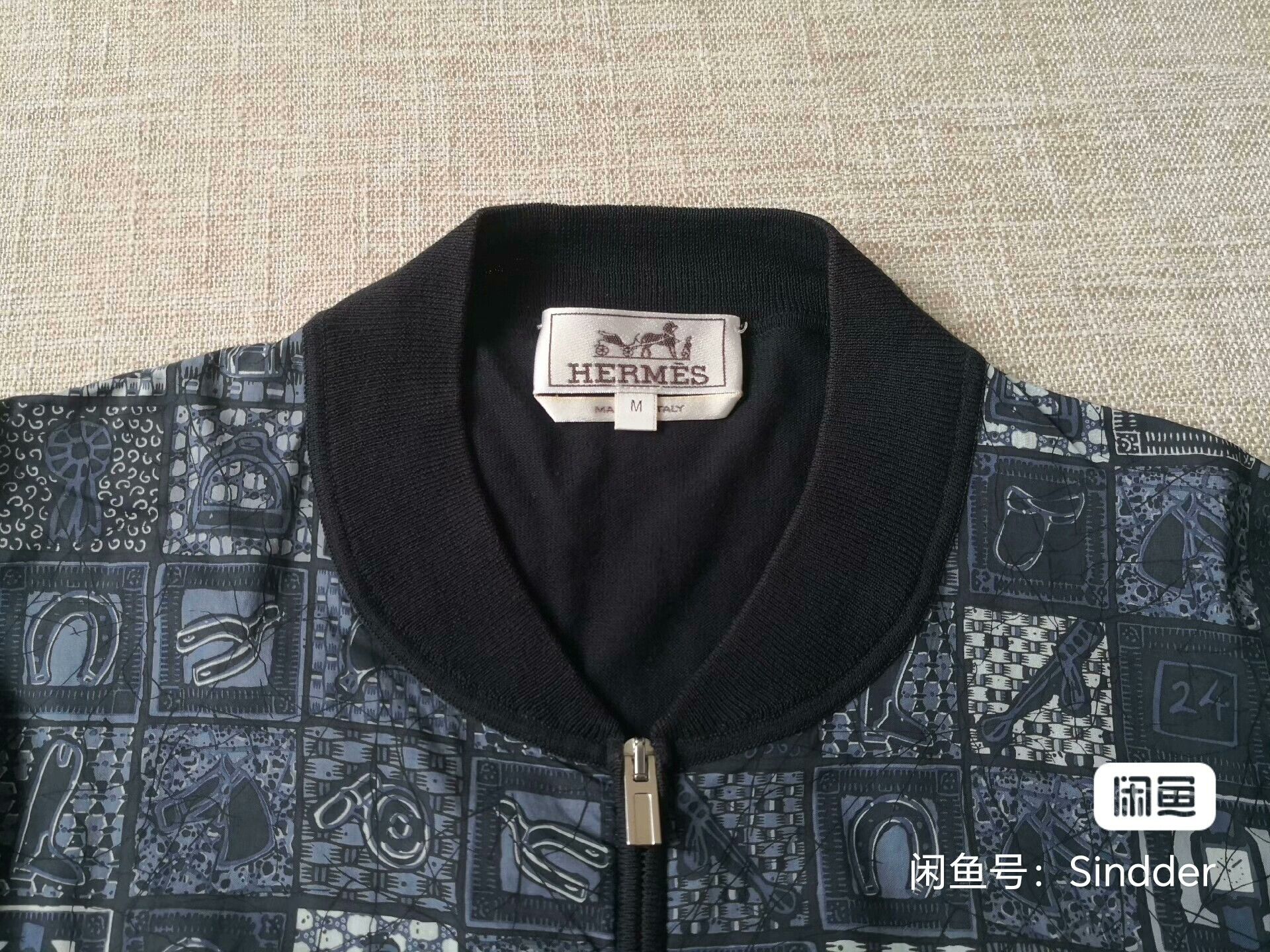 Hermes Hermes Men's Knit Jacket Coat Size US M / EU 48-50 / 2 - 2 Thumbnail
