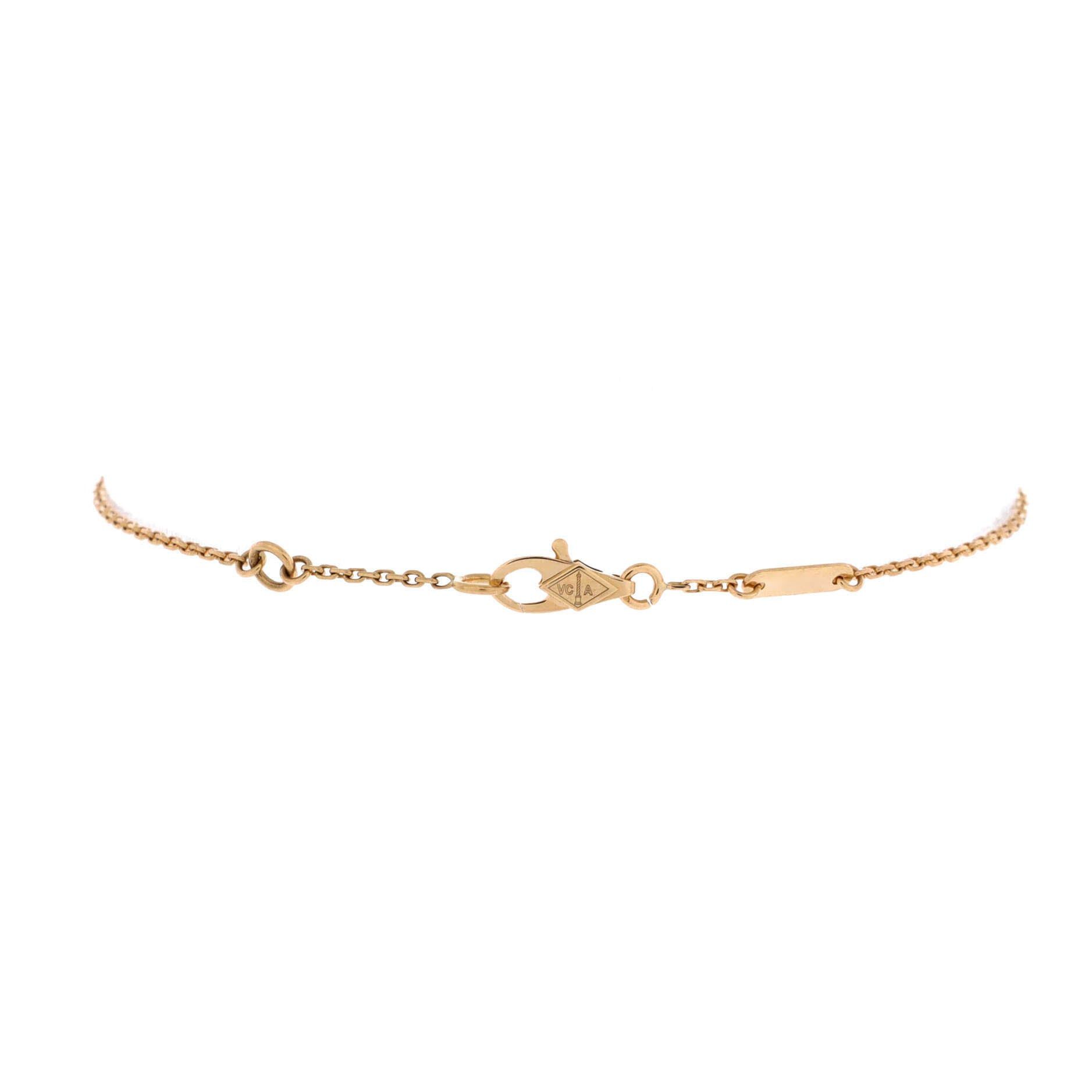 Van Cleef & Arpels Sweet Alhambra Butterfly Bracelet Size ONE SIZE - 3 Thumbnail