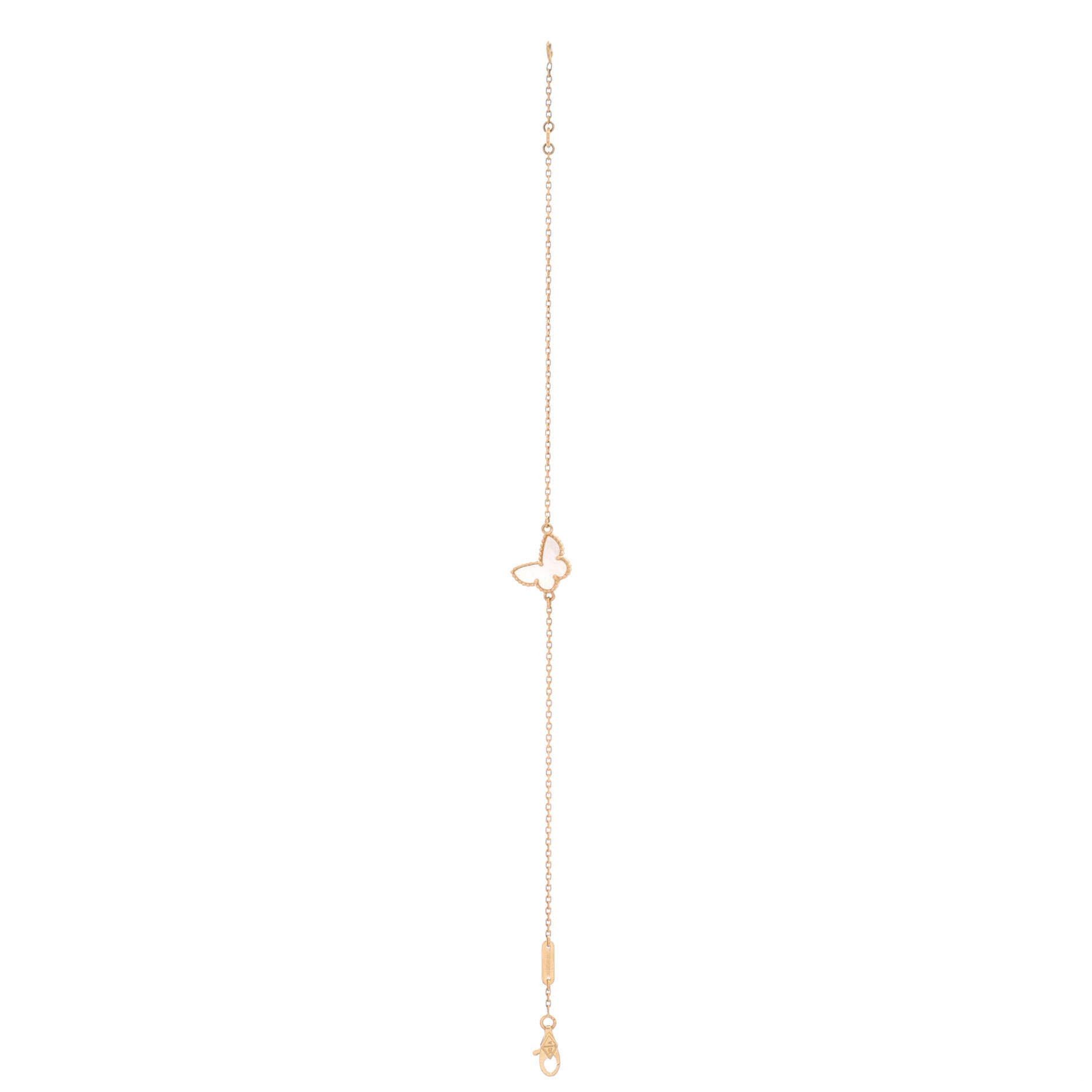Van Cleef & Arpels Sweet Alhambra Butterfly Bracelet Size ONE SIZE - 4 Thumbnail