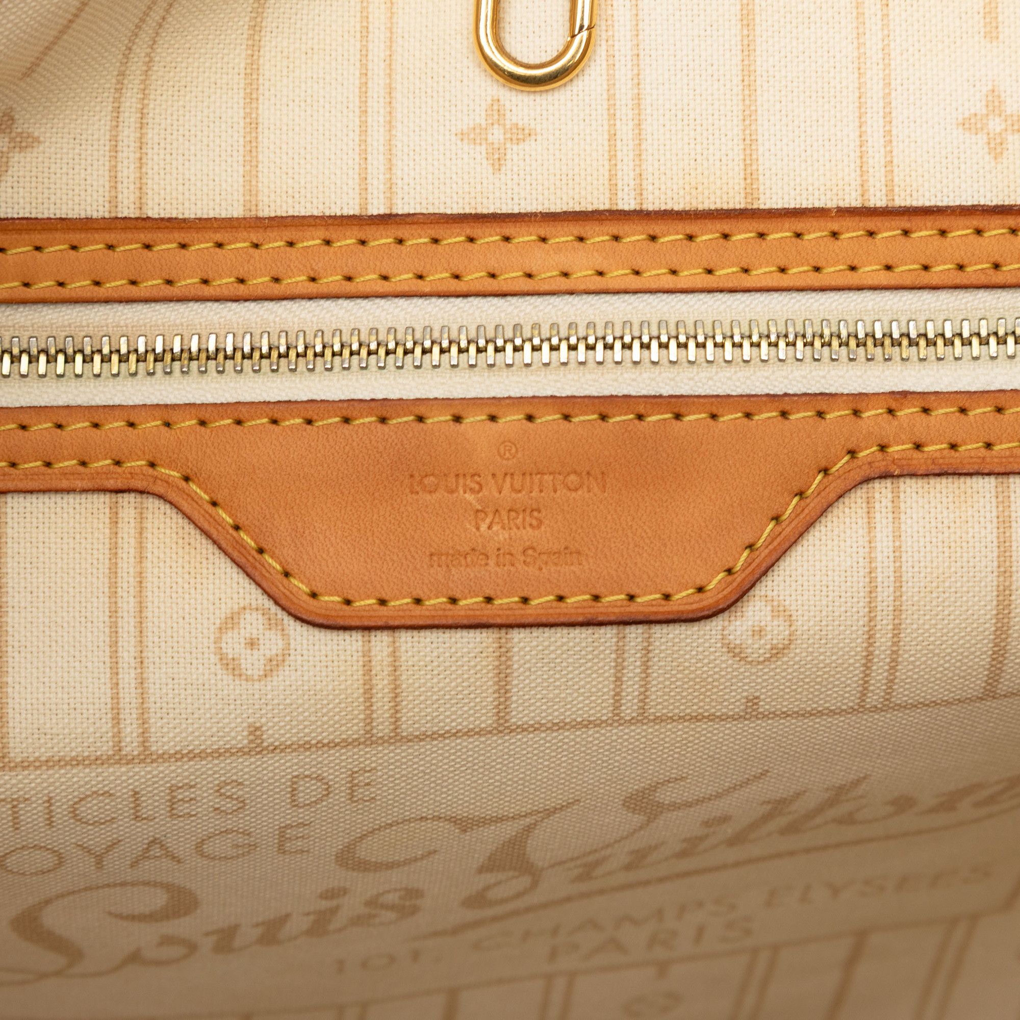 Louis Vuitton Louis Vuitton Damier Azur Neverfull MM Size ONE SIZE - 5 Thumbnail