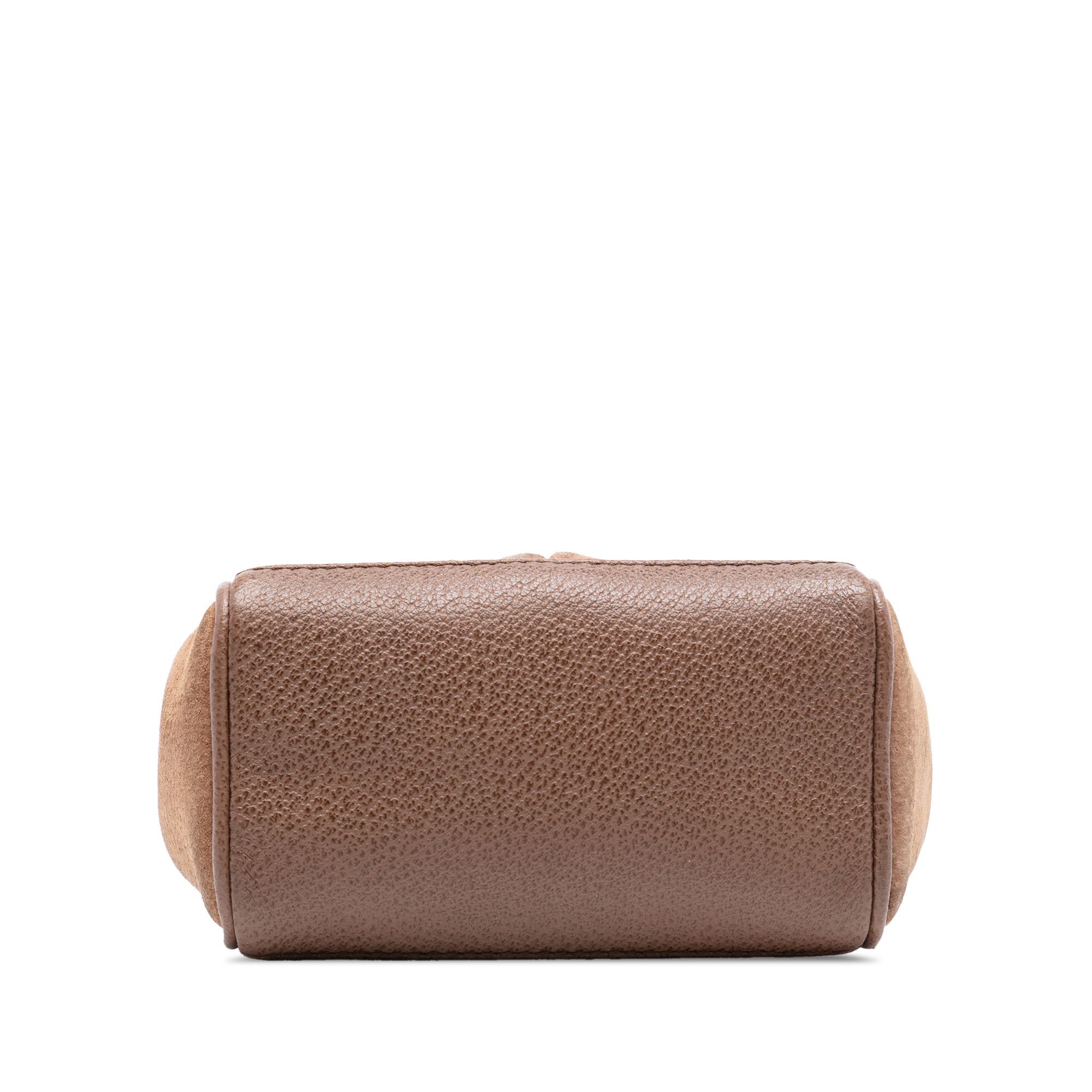 Gucci Gucci Mini Suede Bamboo Satchel Size ONE SIZE - 3 Thumbnail