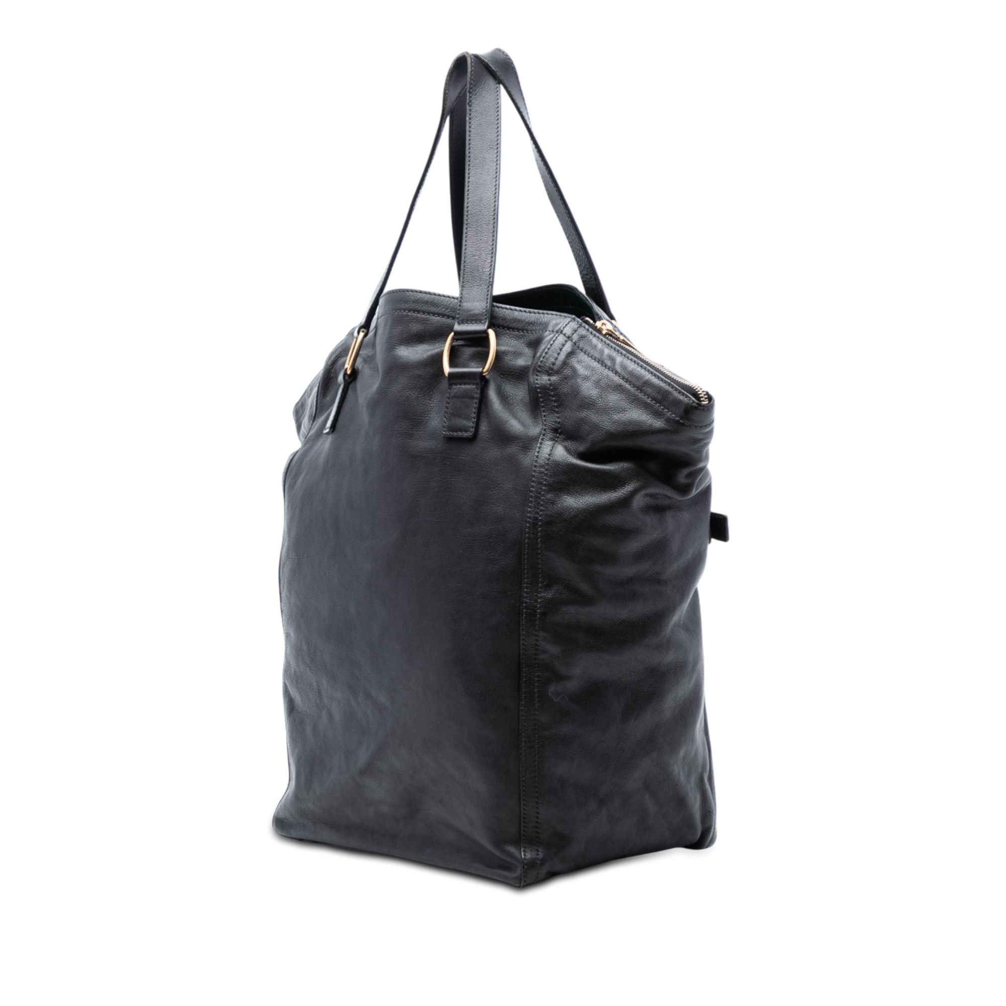 Yves Saint Laurent Yves Saint Laurent Large Leather Downtown Tote Size ONE SIZE - 2 Thumbnail