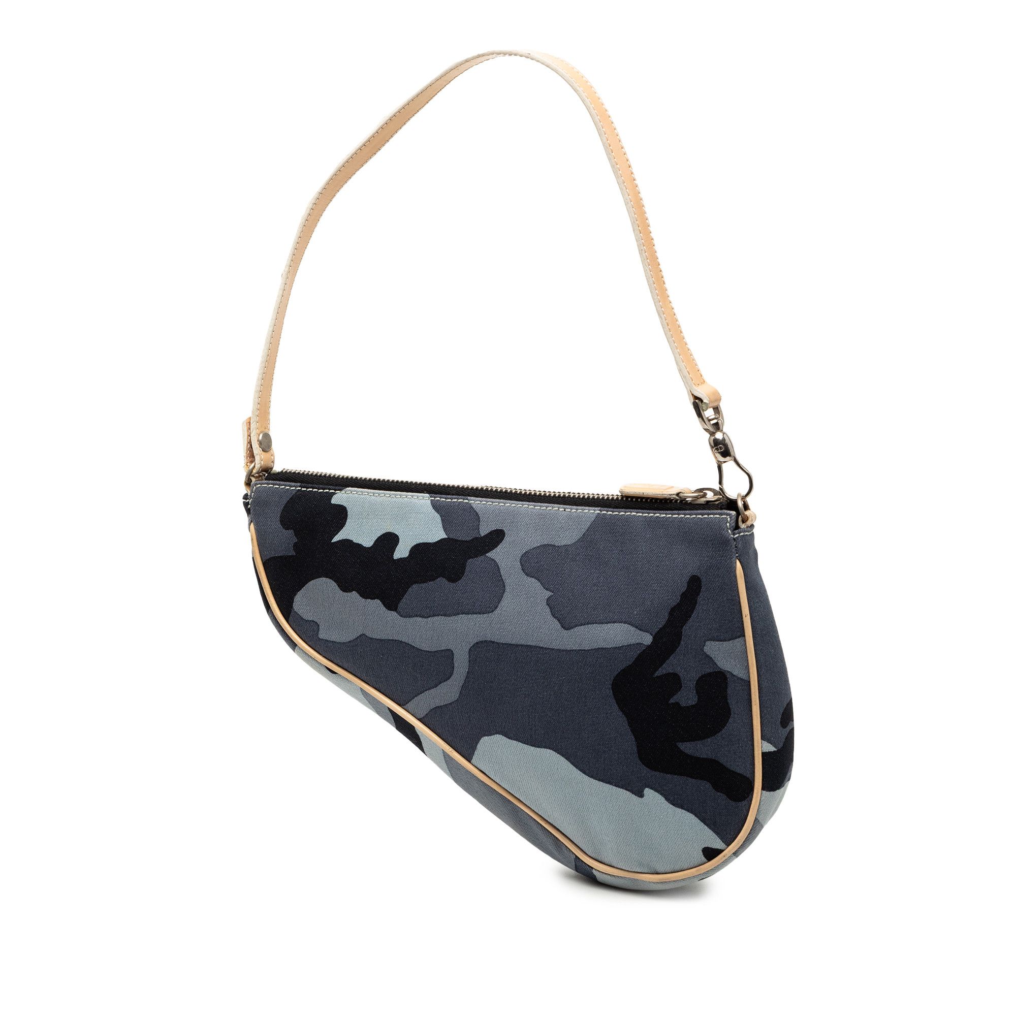 Dior Dior Mini Canvas Camouflage Saddle Pochette Size ONE SIZE - 2 Thumbnail