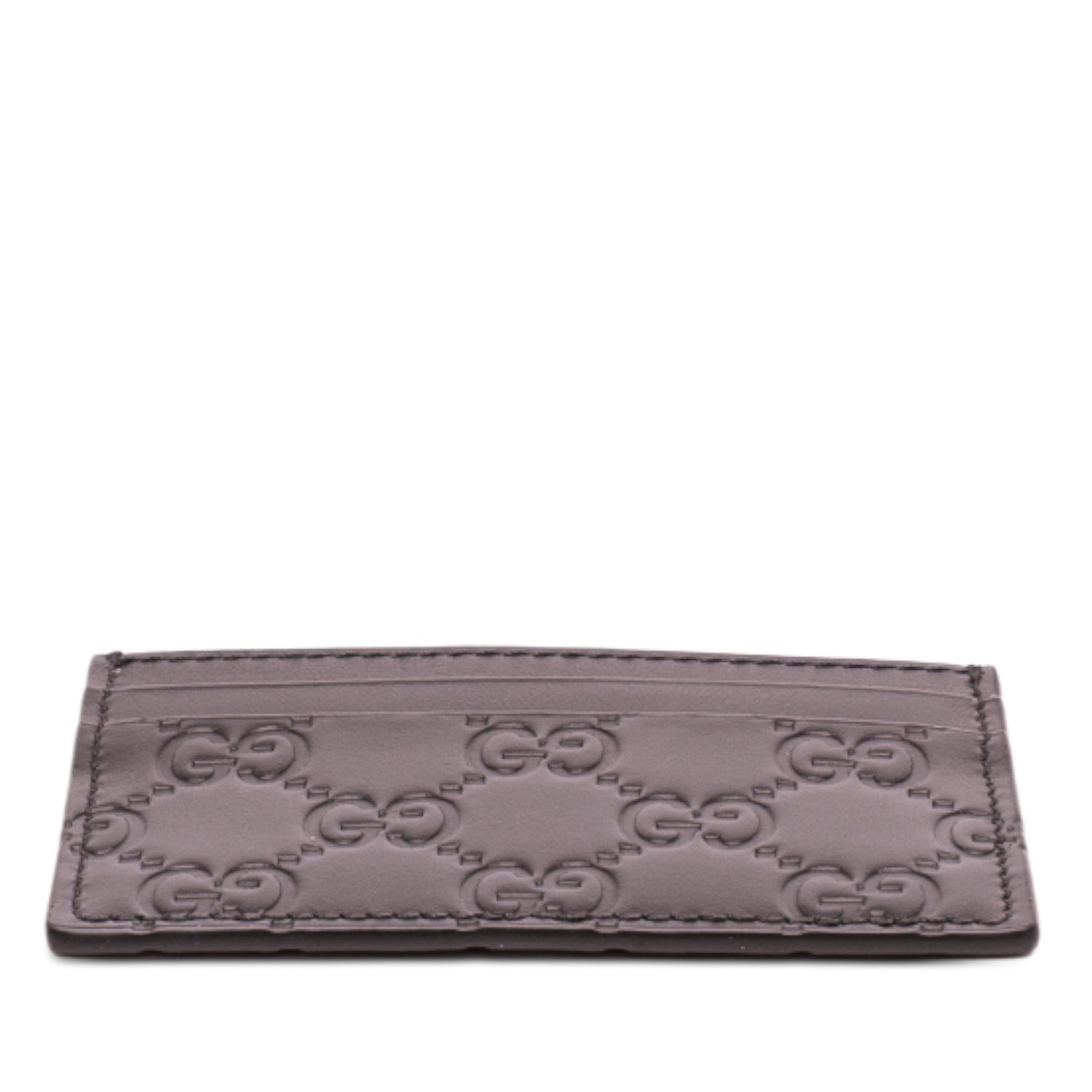 Gucci Gucci Guccissima Card Holder Size ONE SIZE - 3 Thumbnail