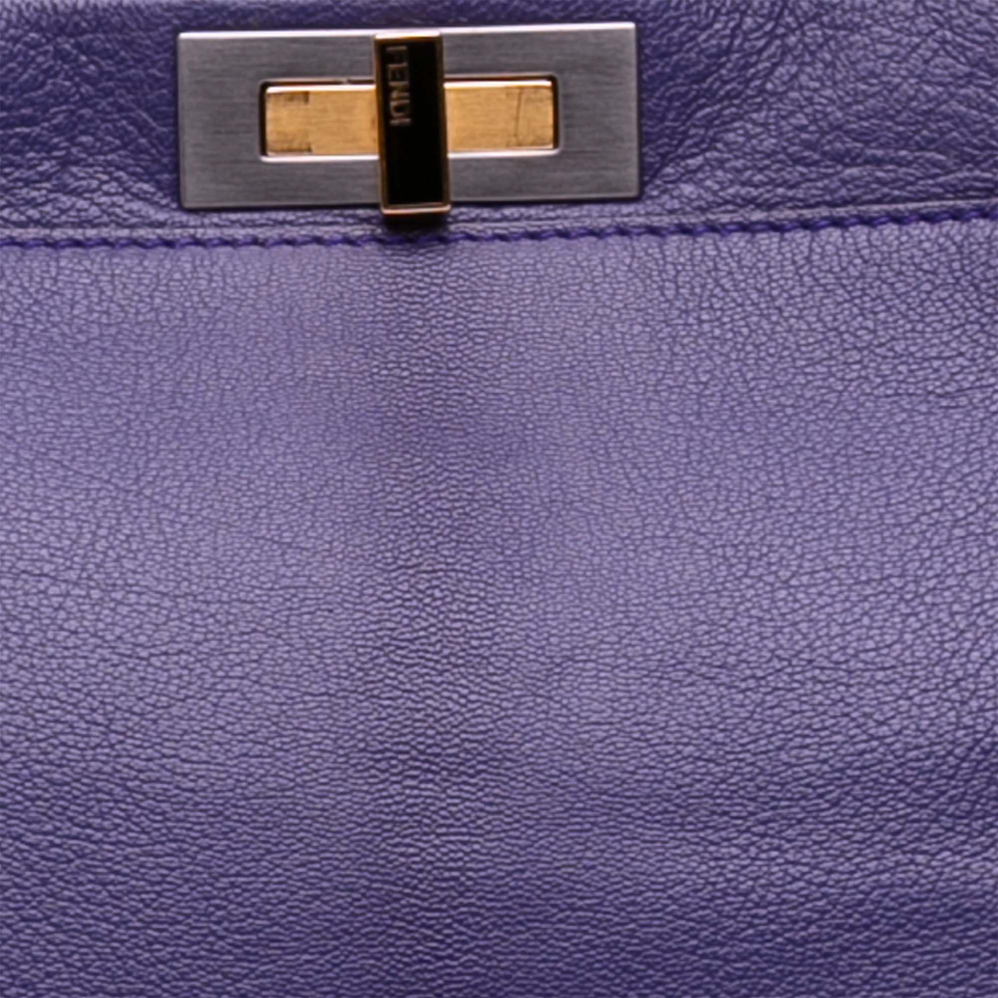 Fendi Fendi Large Calfskin Peekaboo Iconic Satchel Size ONE SIZE - 9 Thumbnail
