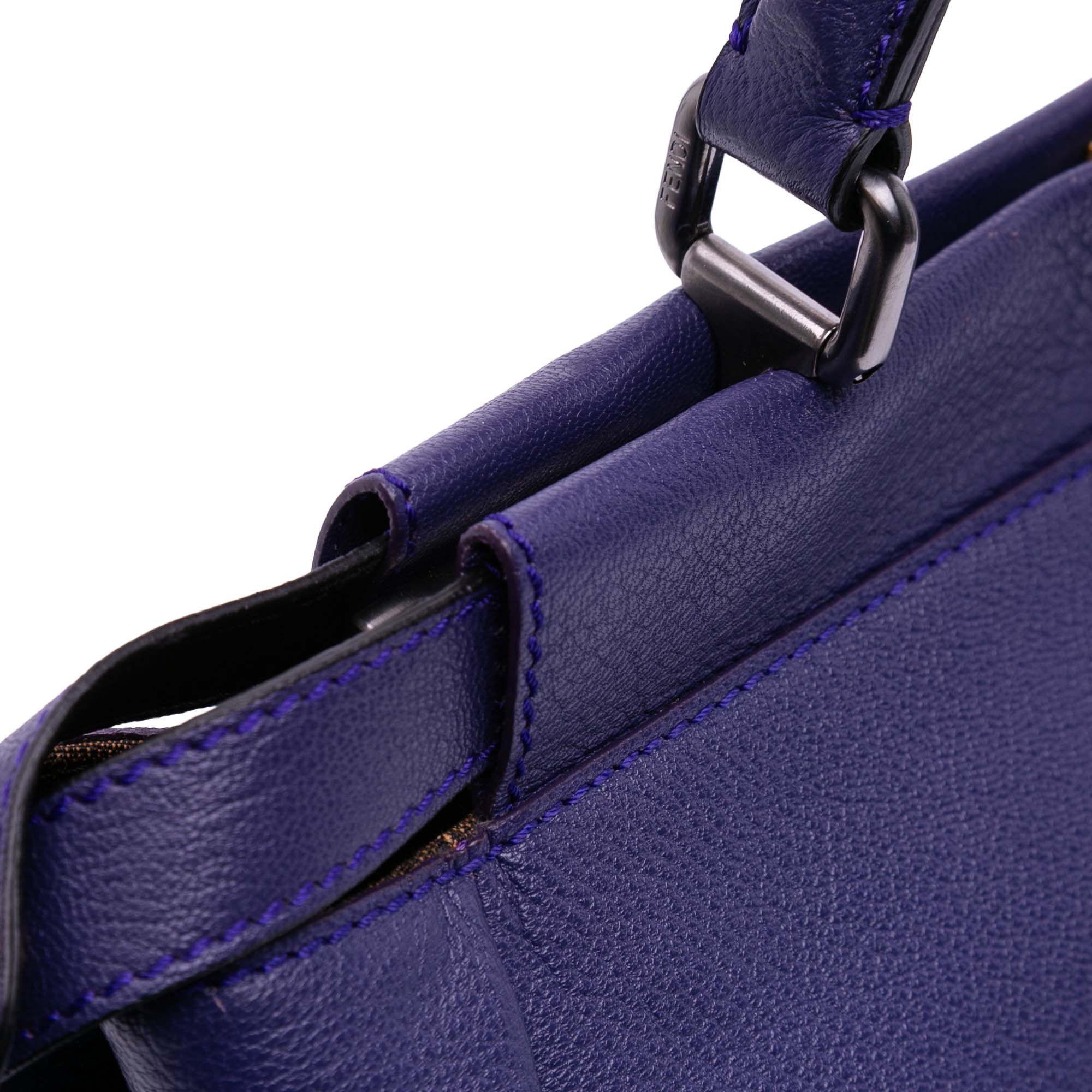 Fendi Fendi Large Calfskin Peekaboo Iconic Satchel Size ONE SIZE - 11 Thumbnail