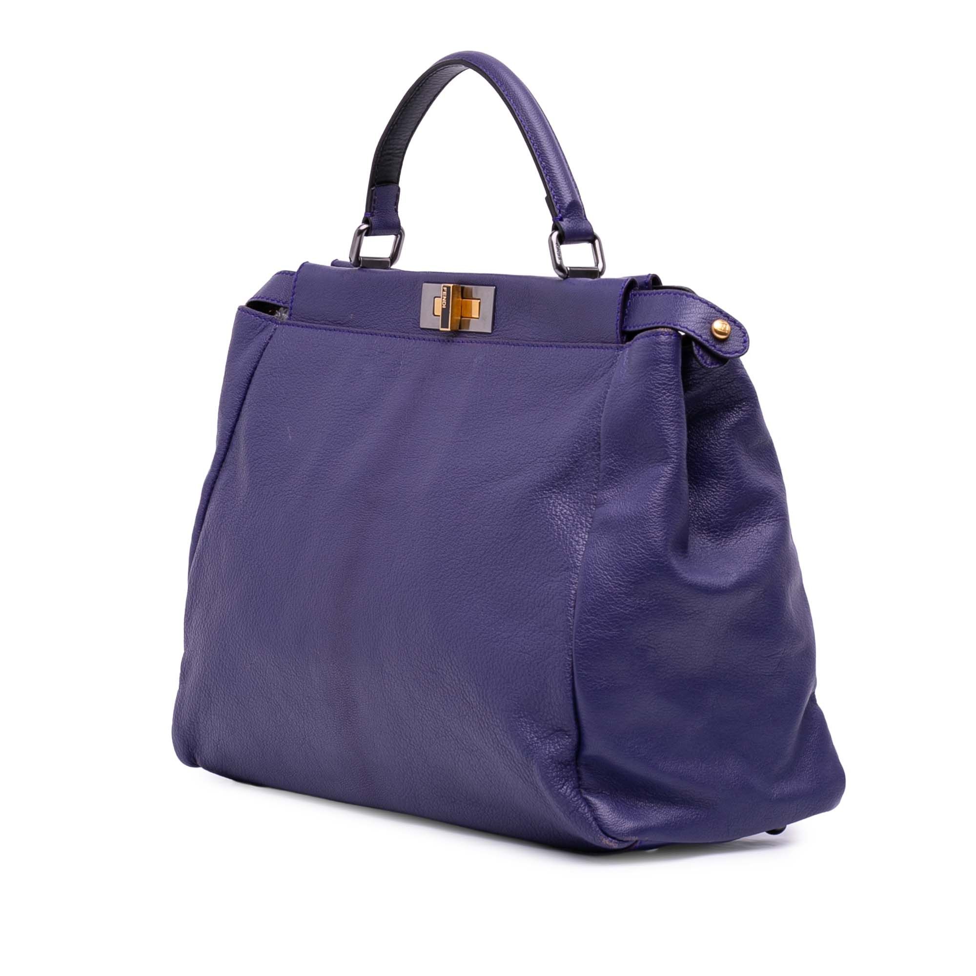 Fendi Fendi Large Calfskin Peekaboo Iconic Satchel Size ONE SIZE - 2 Thumbnail