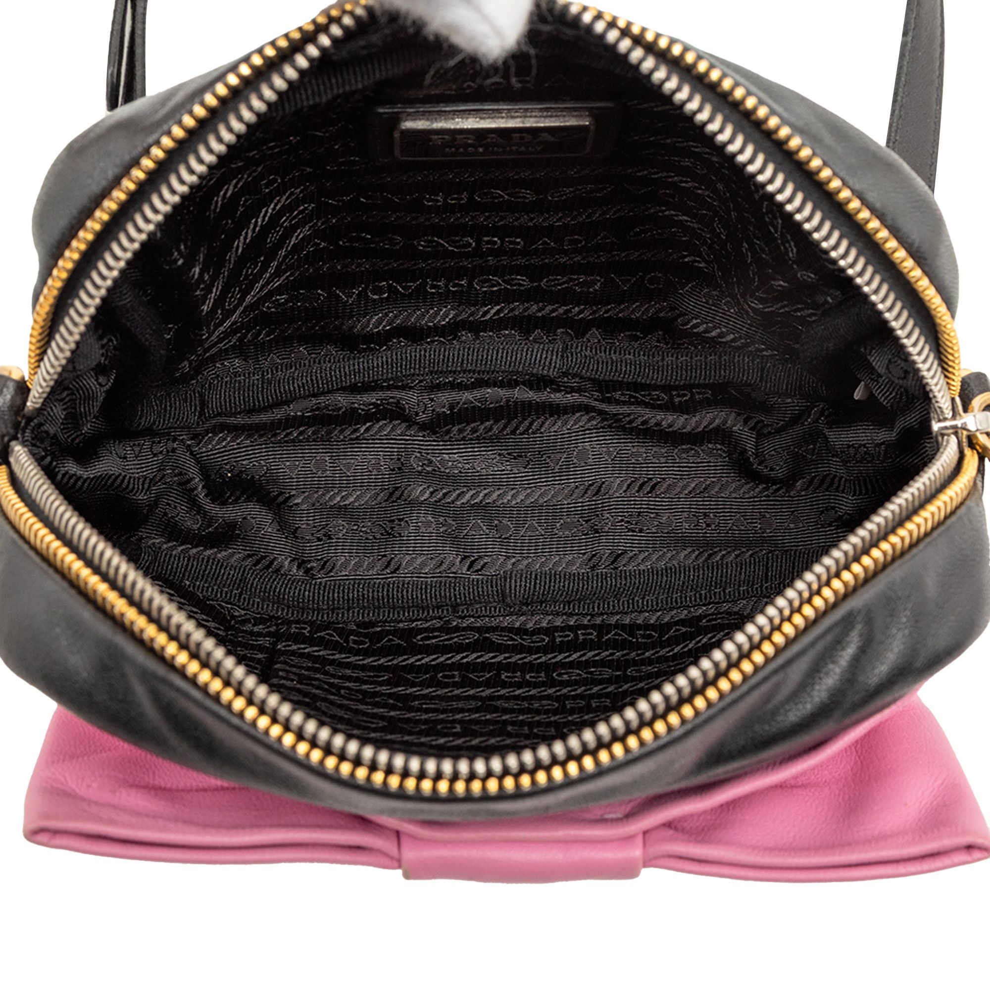 Prada Prada Nappa Fiocco Bow Crossbody Size ONE SIZE - 4 Thumbnail