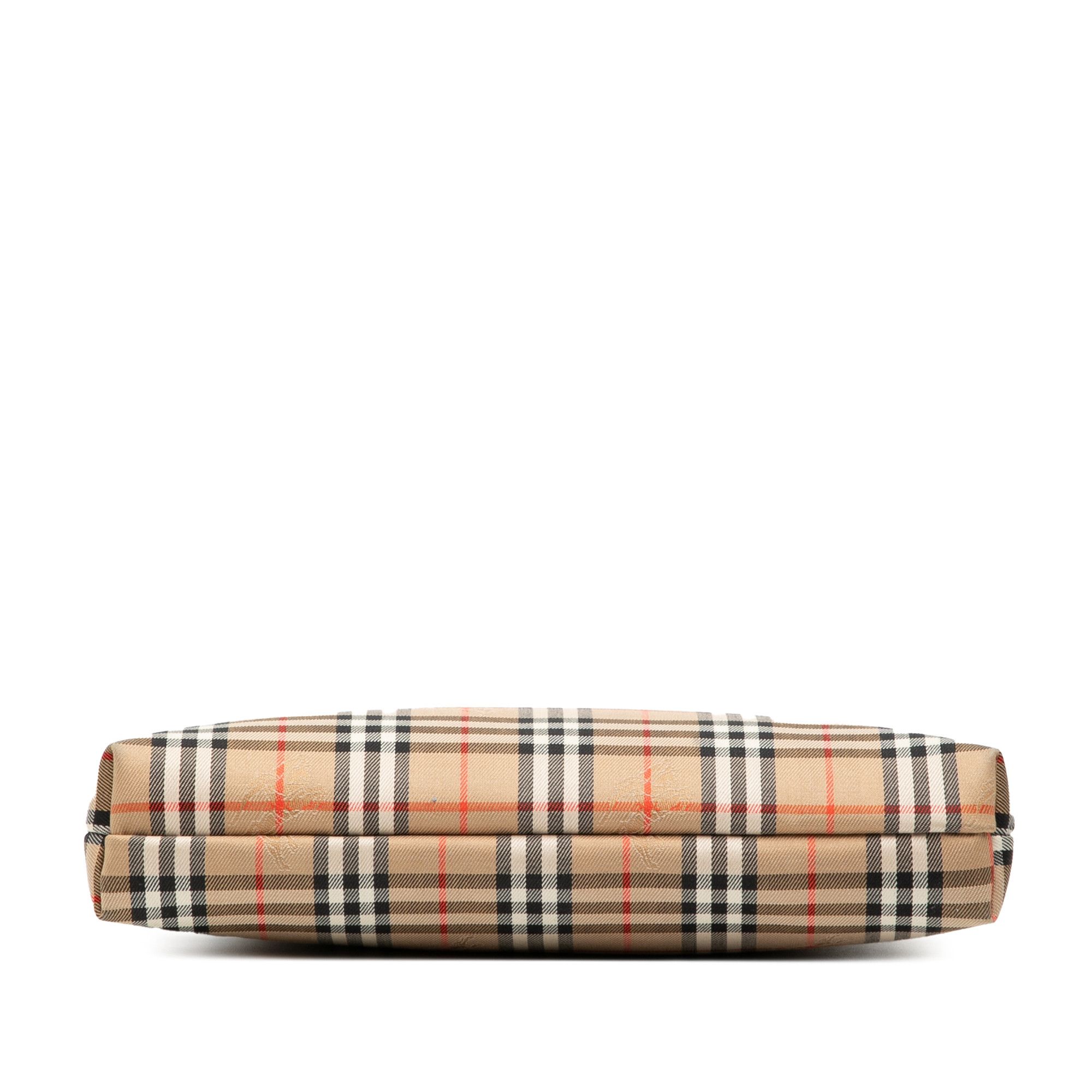 Burberry Burberry Haymarket Check Canvas Clutch Size ONE SIZE - 3 Thumbnail