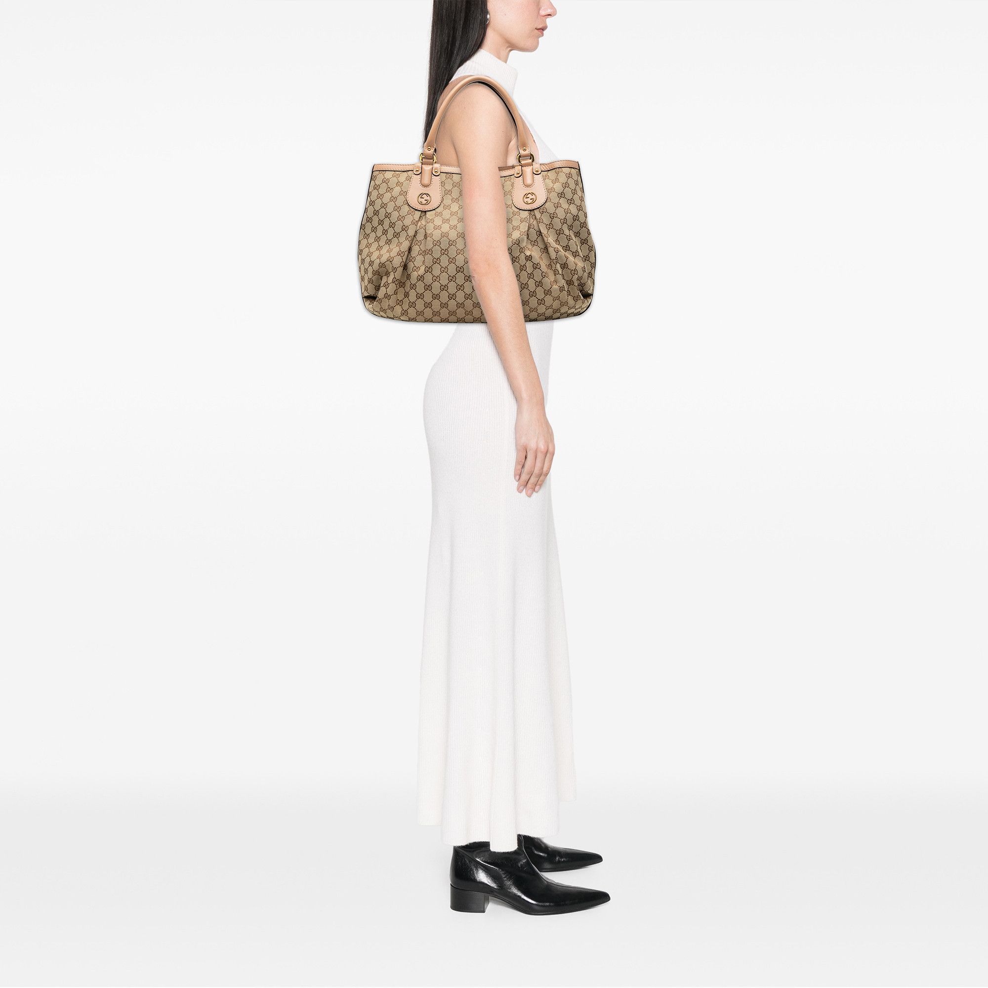Gucci Gucci Large GG Canvas Scarlett Tote Size ONE SIZE - 8 Thumbnail