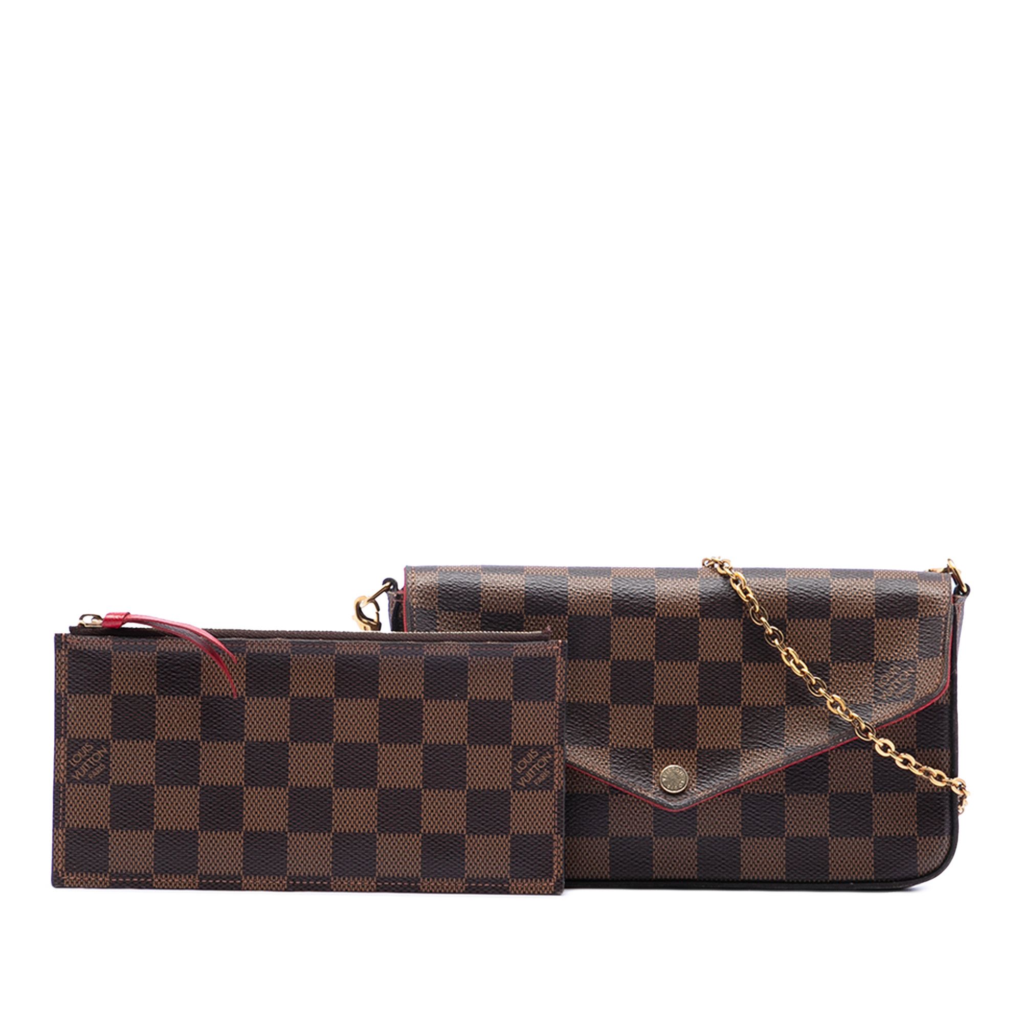 Louis Vuitton Louis Vuitton Damier Ebene Pochette Felicie Size ONE SIZE - 8 Thumbnail