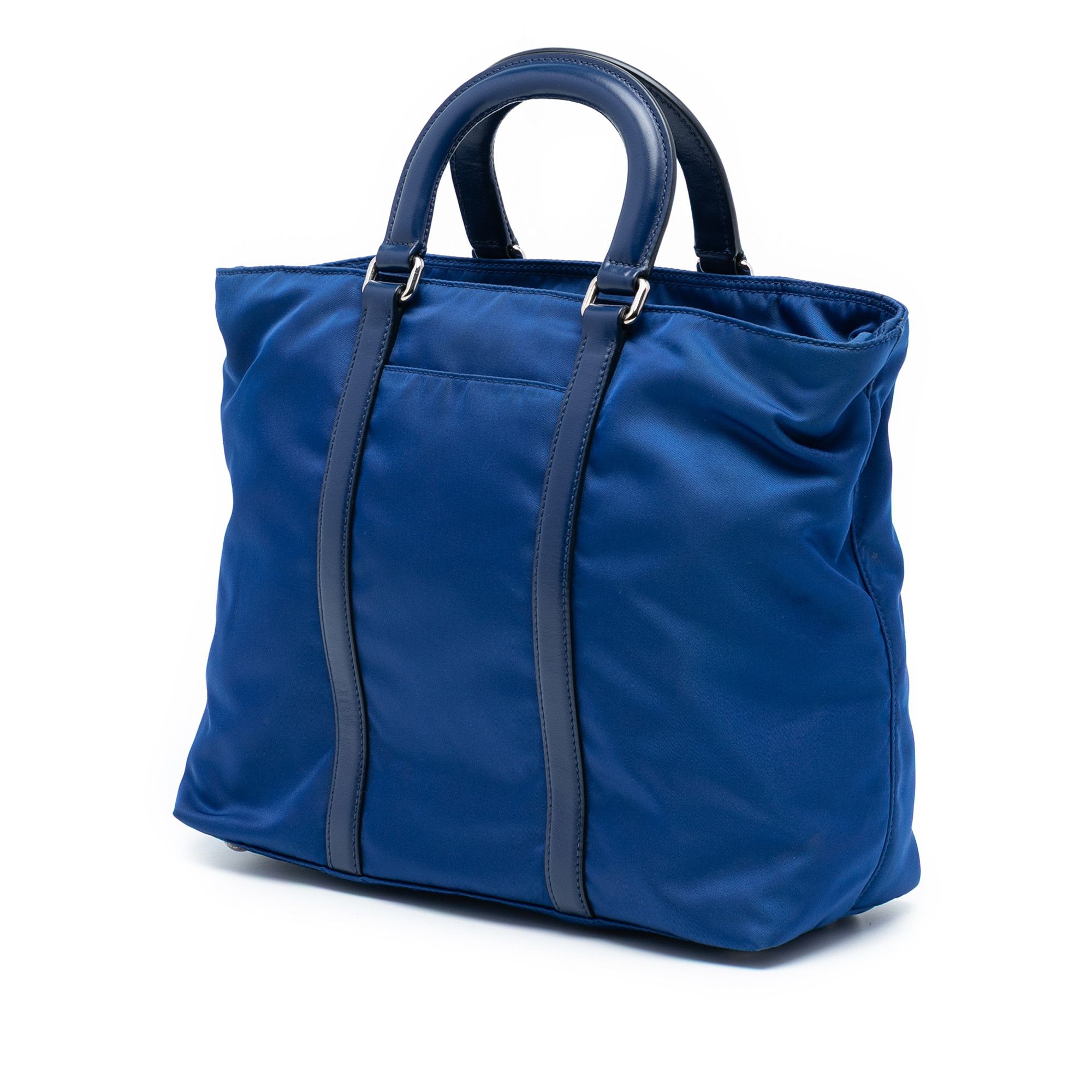 Prada Prada Vitello Trimmed Tessuto Satchel Size ONE SIZE - 2 Thumbnail