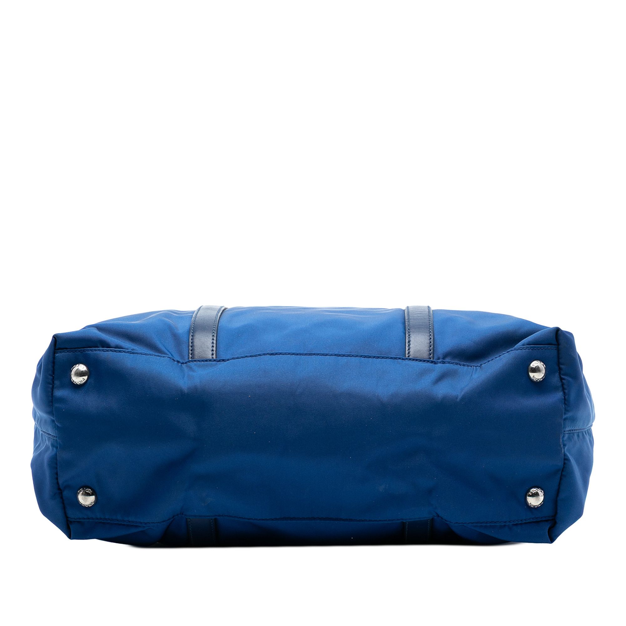 Prada Prada Vitello Trimmed Tessuto Satchel Size ONE SIZE - 3 Thumbnail