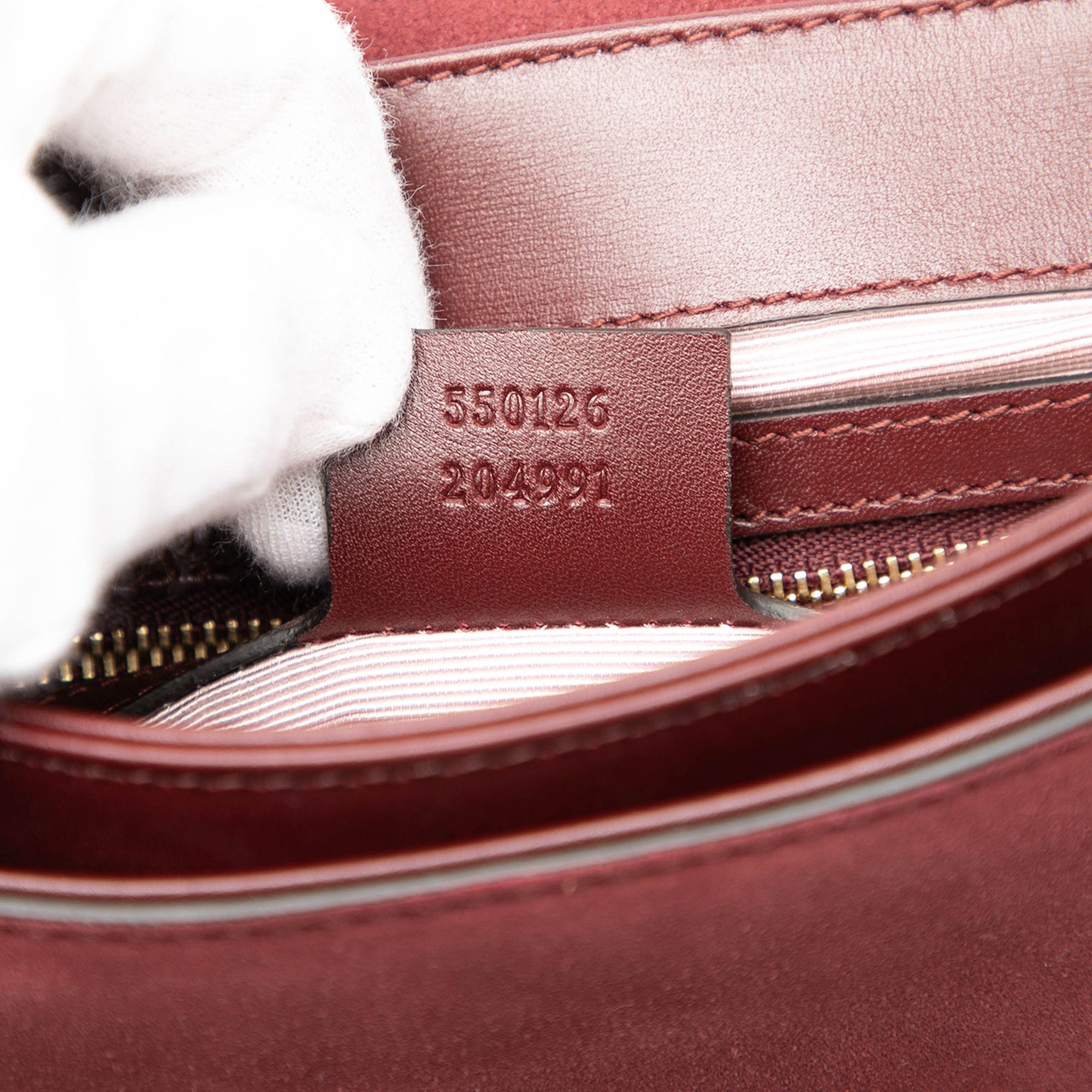 Gucci Gucci Medium Suede Arli Crossbody Size ONE SIZE - 6 Thumbnail