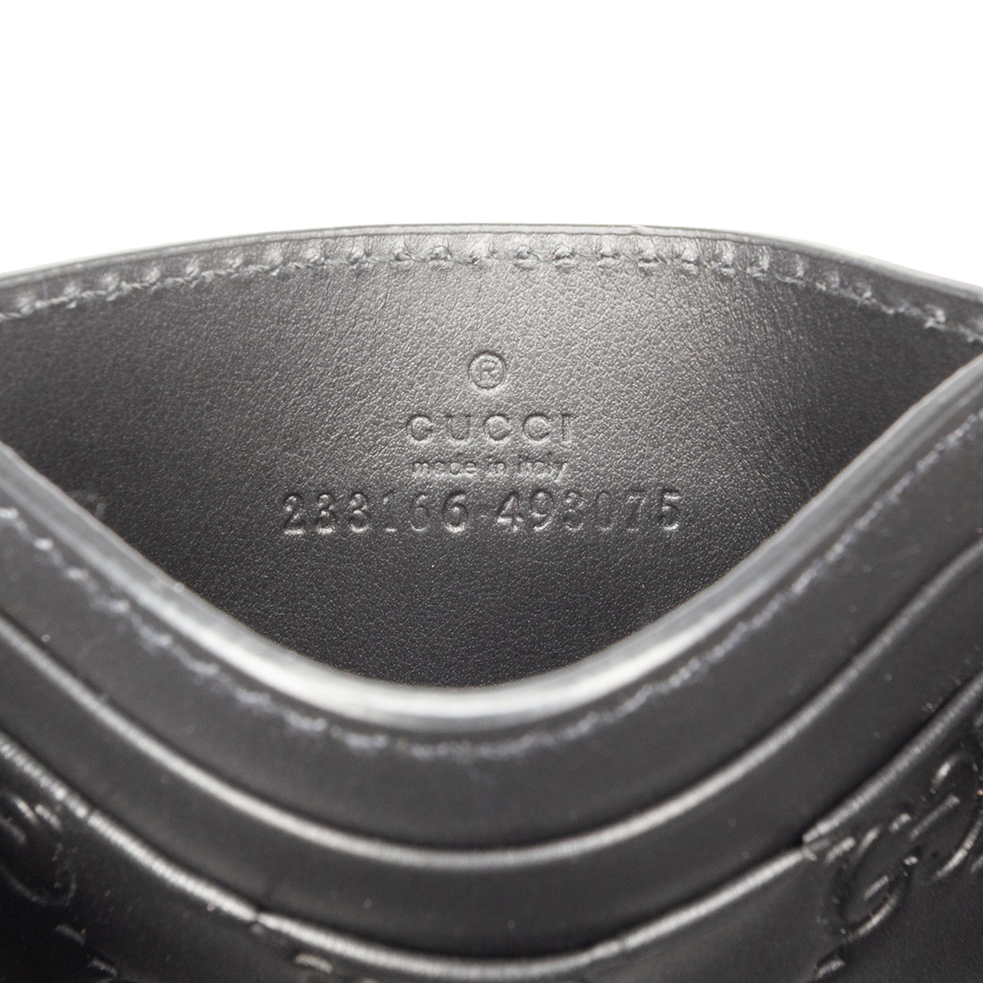 Gucci Gucci Guccissima Card Holder Size ONE SIZE - 5 Thumbnail