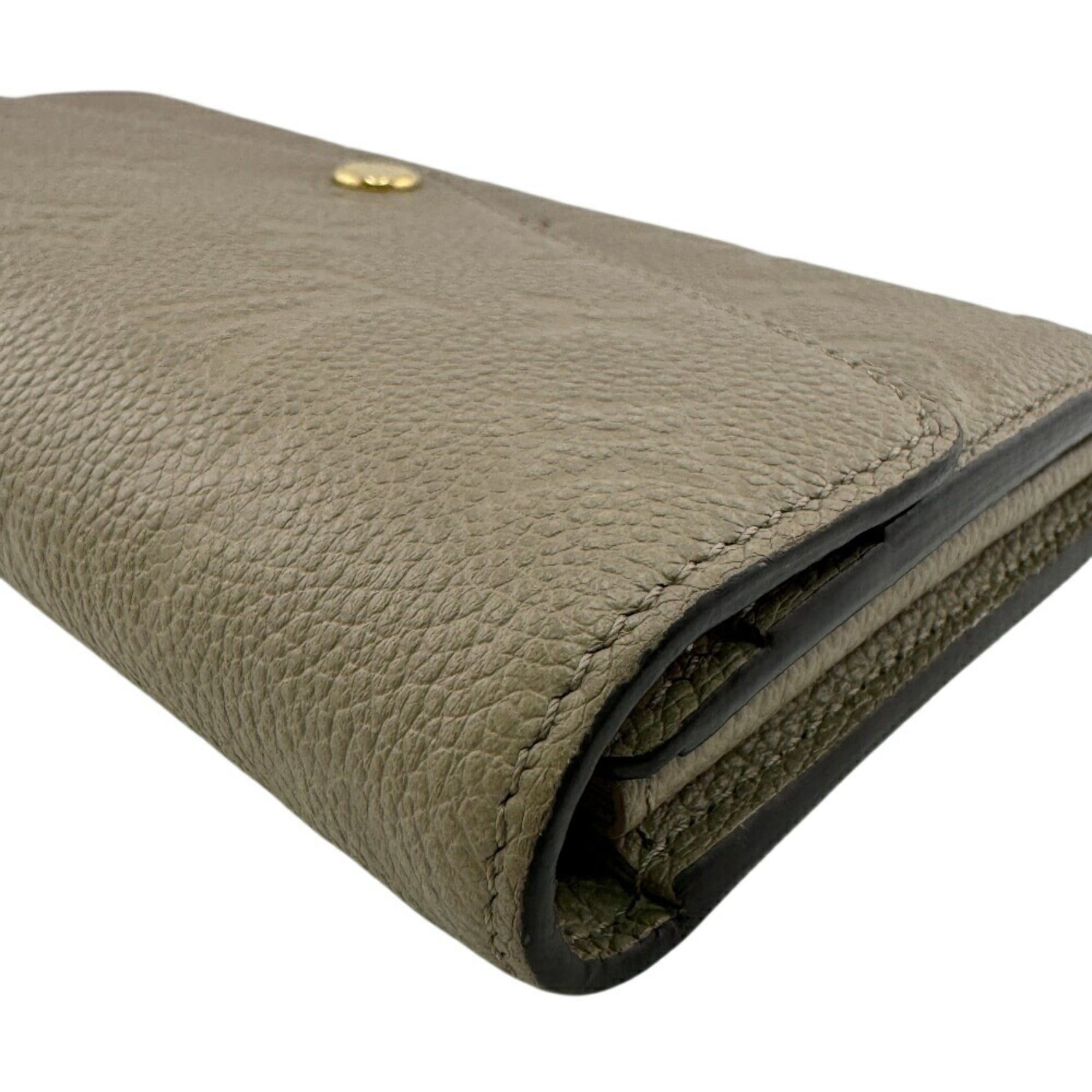 Louis Vuitton LOUIS VUITTON M82256 Portefeuille Sarah Monogram Empreinte Long Wallet, Beige, Women's Size ONE SIZE - 6 Thumbnail
