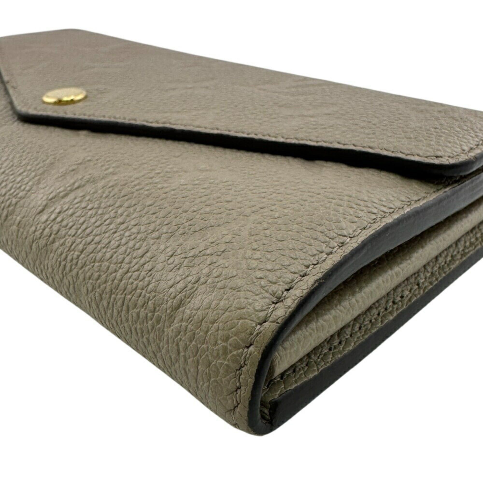Louis Vuitton LOUIS VUITTON M82256 Portefeuille Sarah Monogram Empreinte Long Wallet, Beige, Women's Size ONE SIZE - 4 Thumbnail