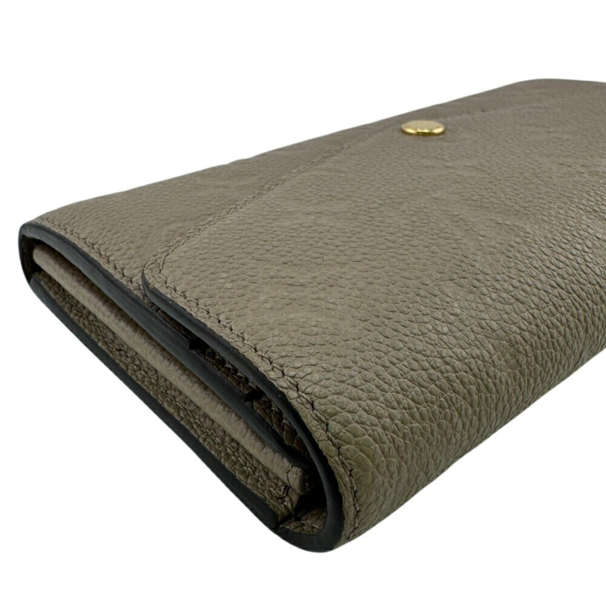 Louis Vuitton LOUIS VUITTON M82256 Portefeuille Sarah Monogram Empreinte Long Wallet, Beige, Women's Size ONE SIZE - 3 Thumbnail